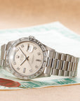 Rolex - Rolex Platinum Day-Date Baguette Diamond Watch Ref. 18366 with Bucherer Warranty - The Keystone Watches
