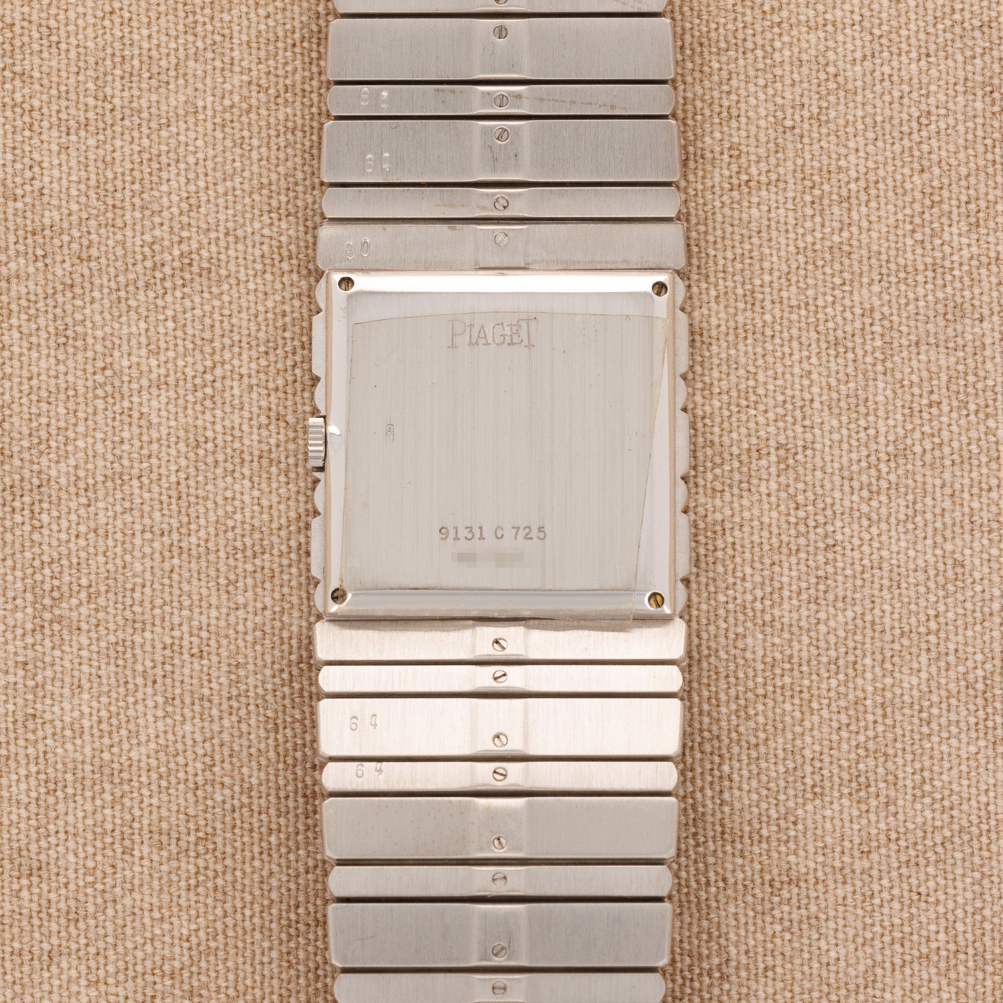 Piaget - Piaget White Gold Polo with Original Diamonds and Emeralds - The Keystone Watches