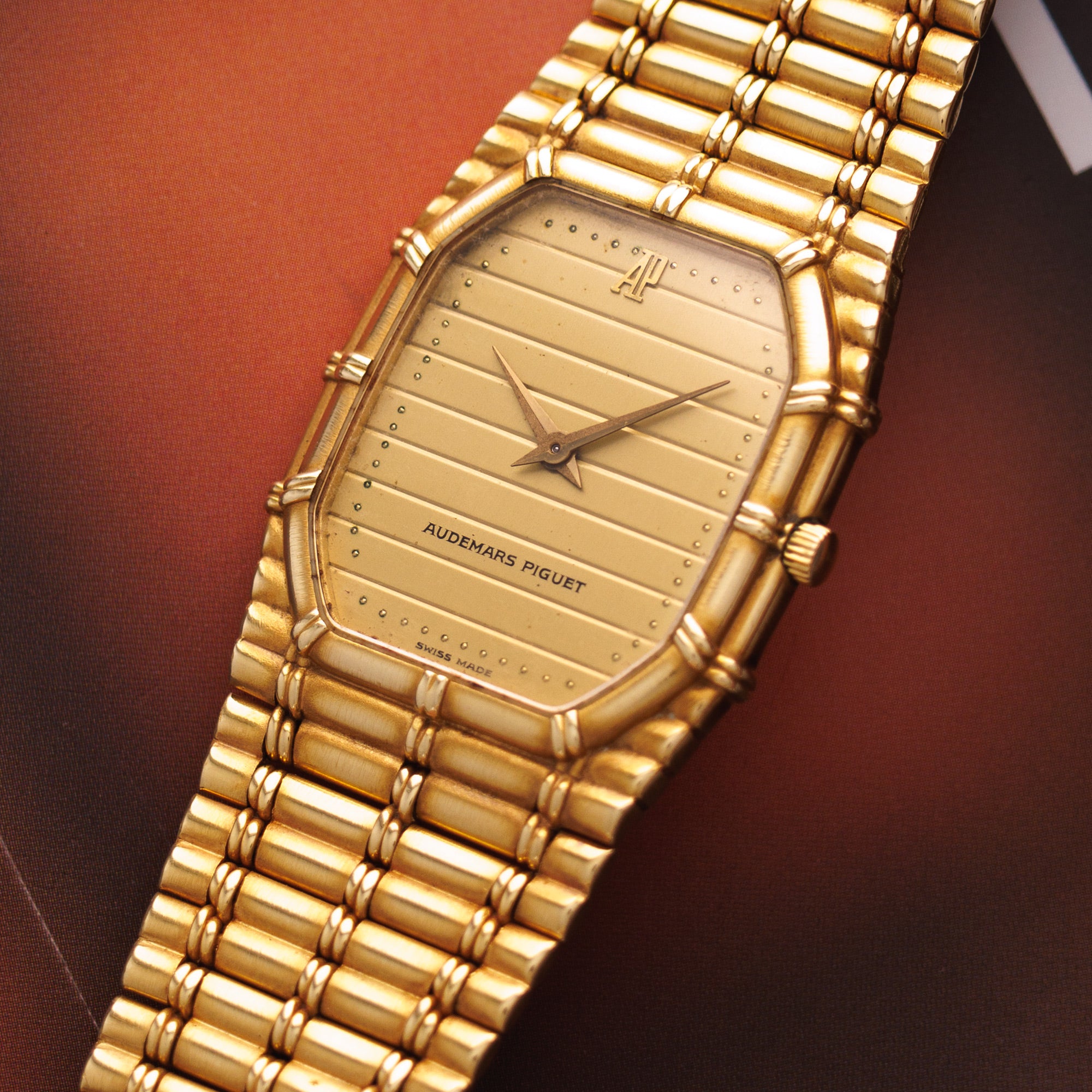 Audemars Piguet - Audemars Piguet Yellow Gold Bamboo Watch - The Keystone Watches
