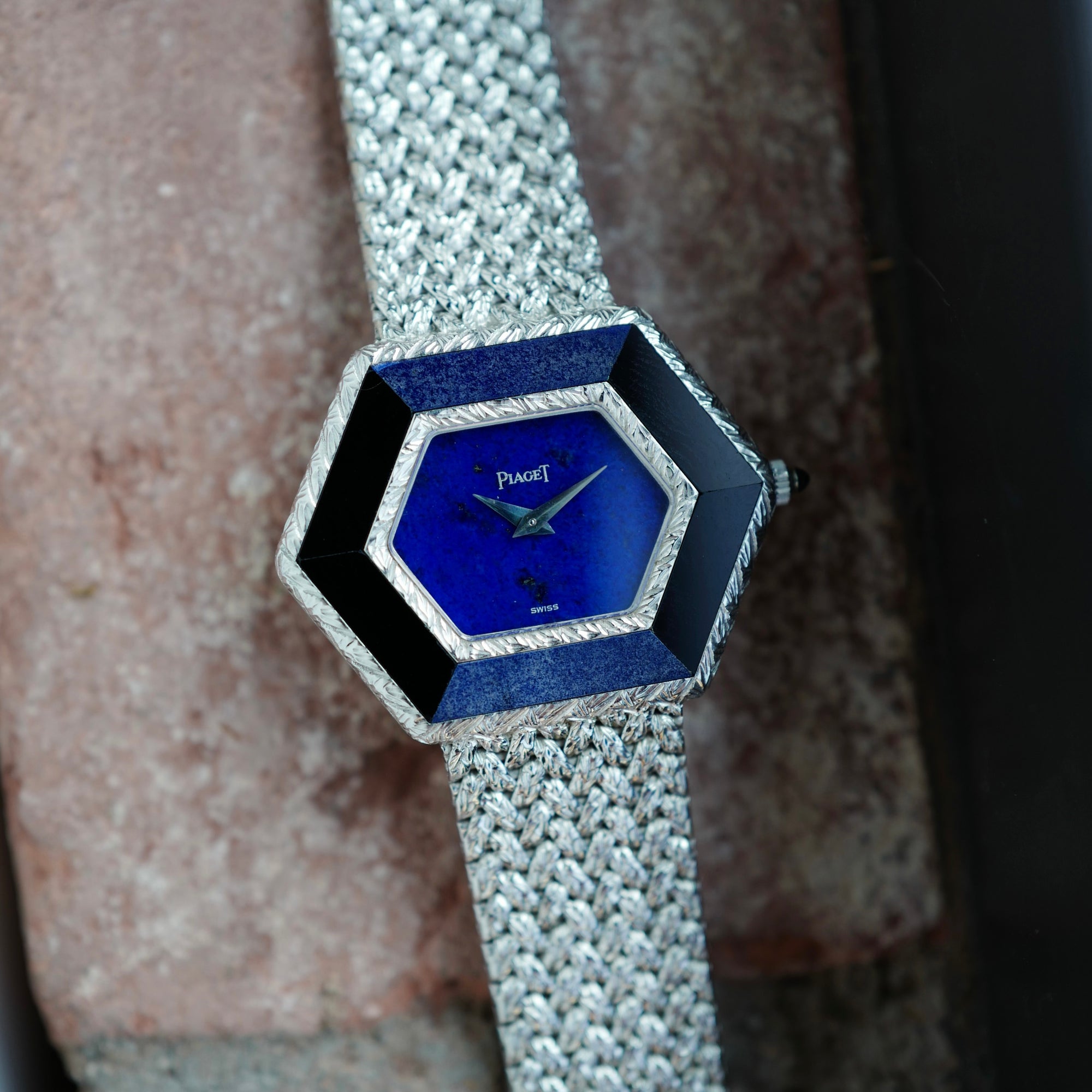 Piaget - Piaget Lapis, Onyx and Sodalite Hexagon Watch (NEW ARRIVAL) - The Keystone Watches