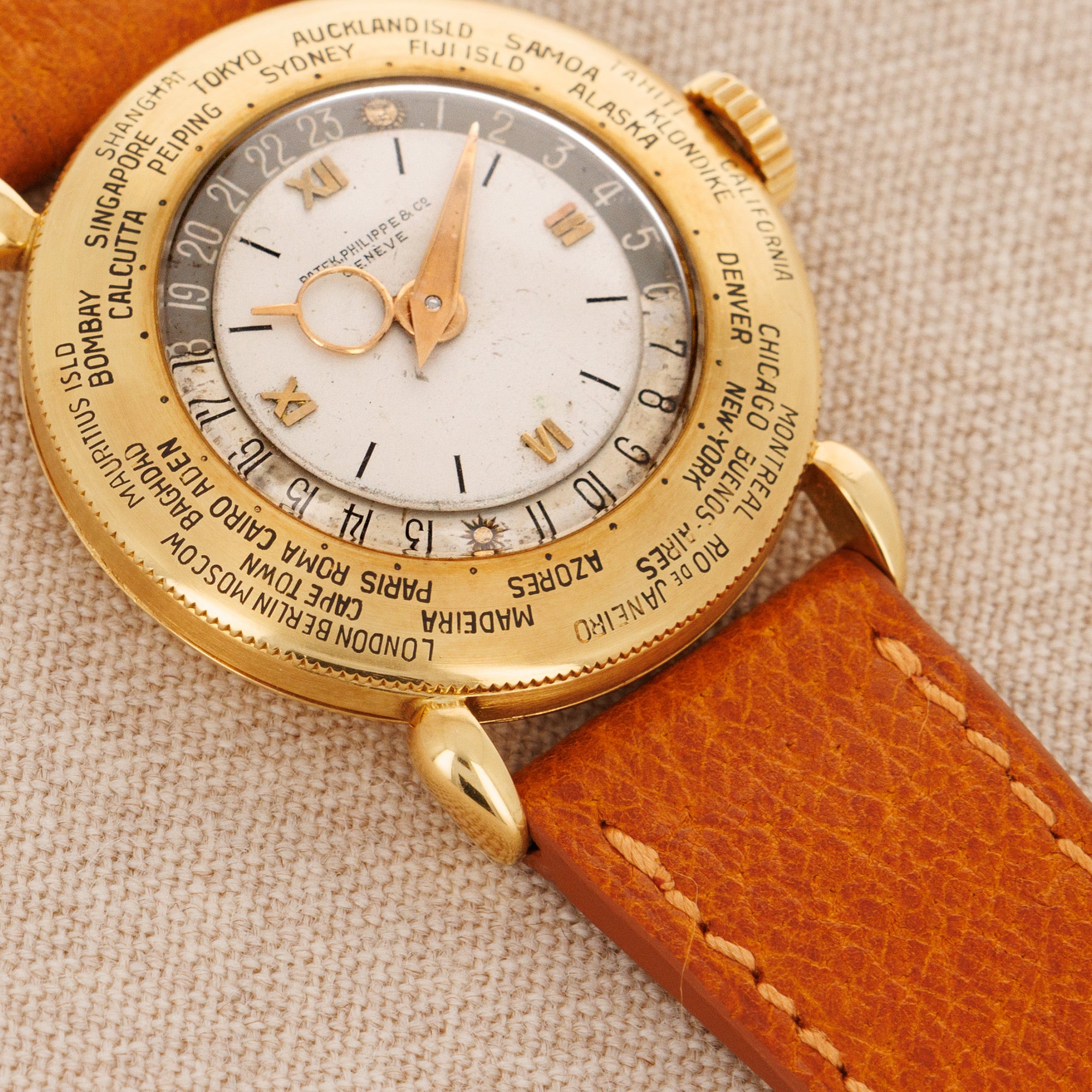 Patek Philippe - Patek Philippe Yellow Gold World Time Watch Ref. 1415 - The Keystone Watches