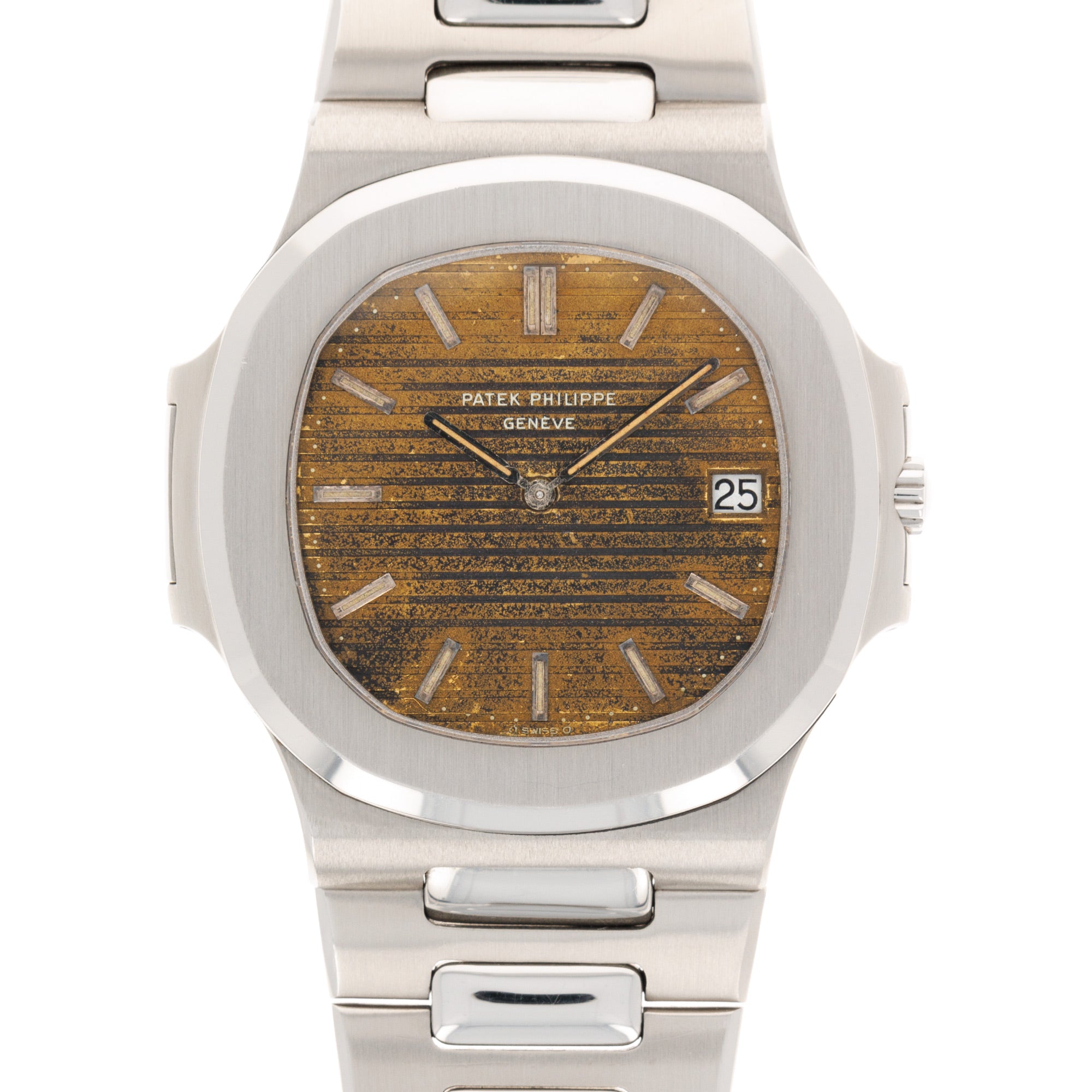 Patek Philippe - Patek Philippe Steel Nautilus Watch Ref. 3700 with Tropical Brown Dial - The Keystone Watches