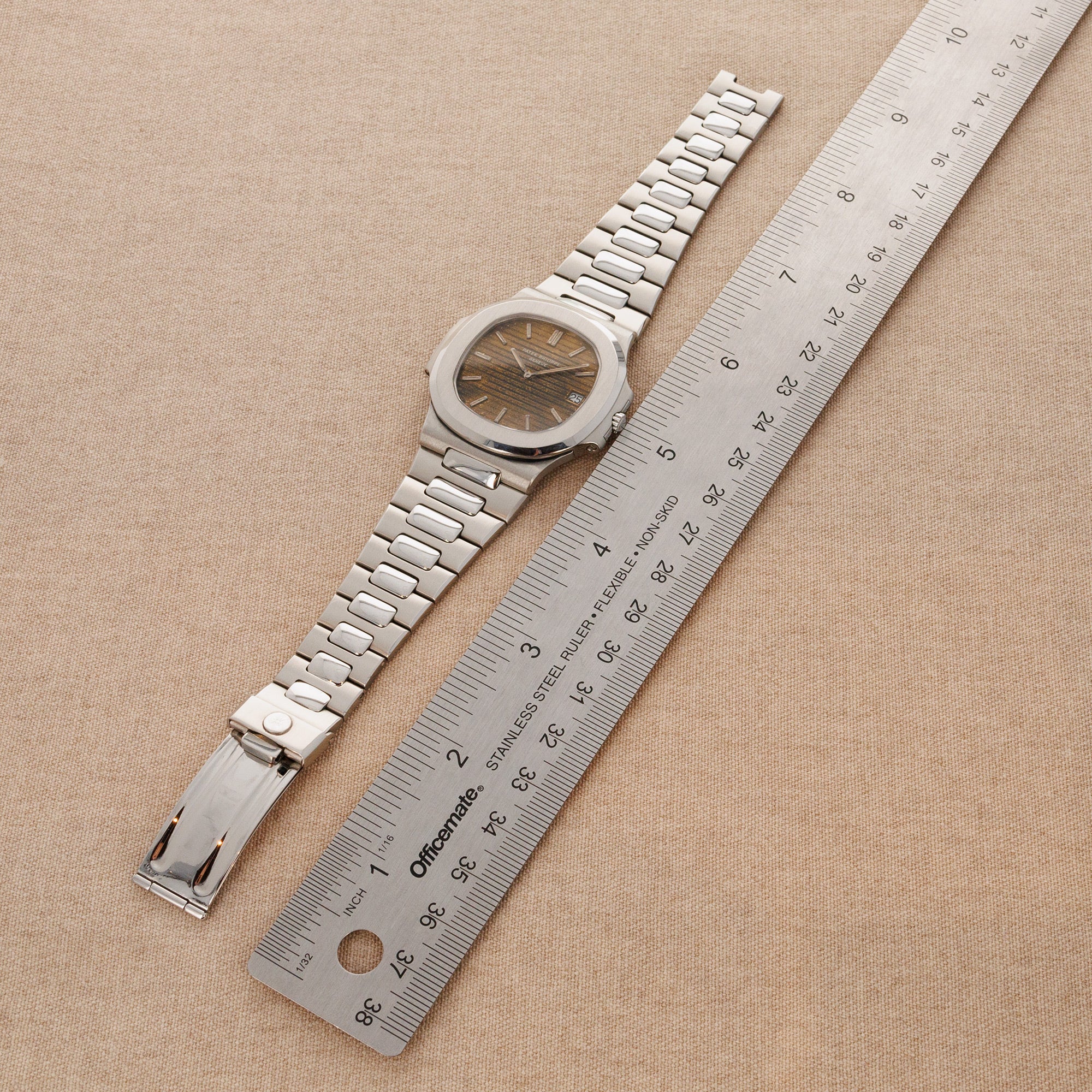 Patek Philippe - Patek Philippe Steel Nautilus Watch Ref. 3700 with Tropical Brown Dial - The Keystone Watches