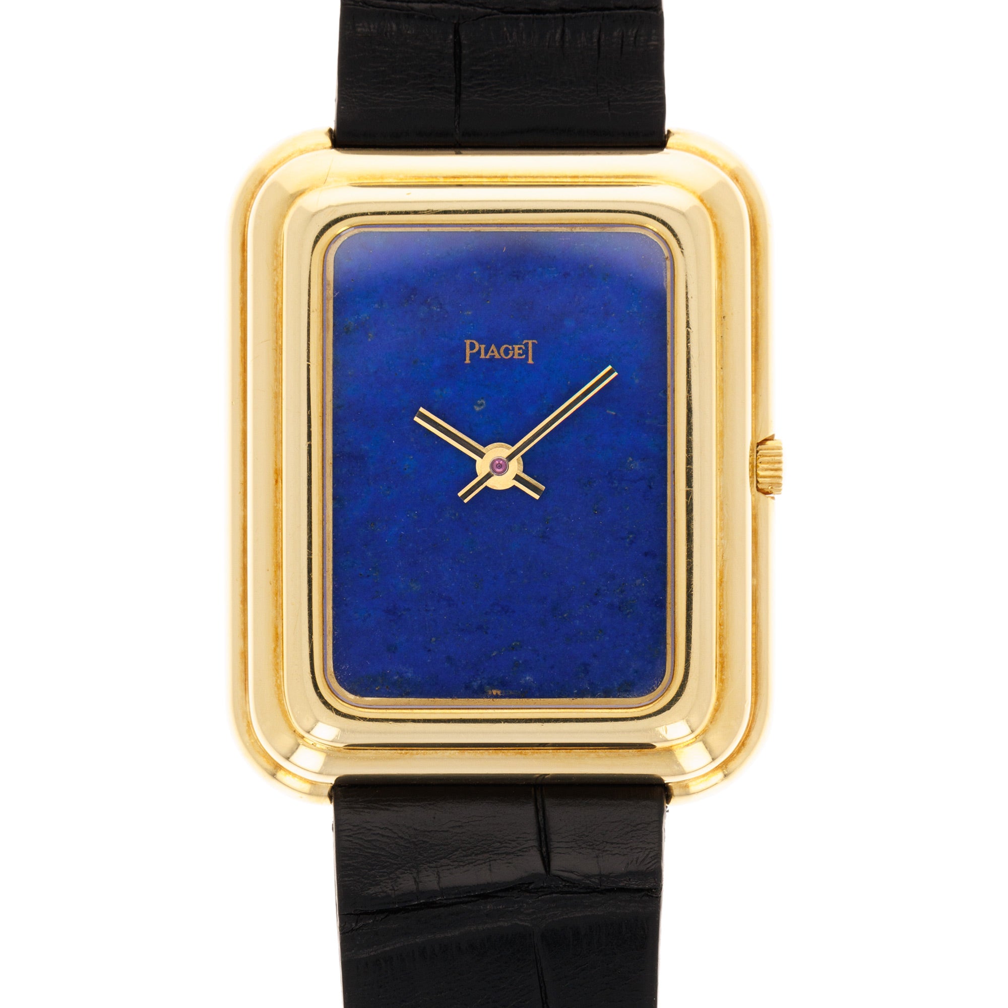 Piaget - Piaget Yellow Gold Lapis Beta 21 Watch Ref. 14101 - The Keystone Watches