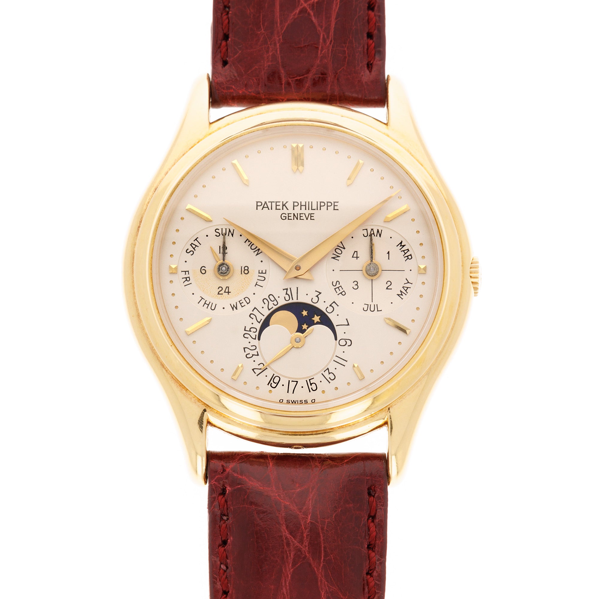 Patek Philippe - Patek Philippe Yellow Gold Perpetual Calendar Ref. 3940. Second Series Dial - The Keystone Watches