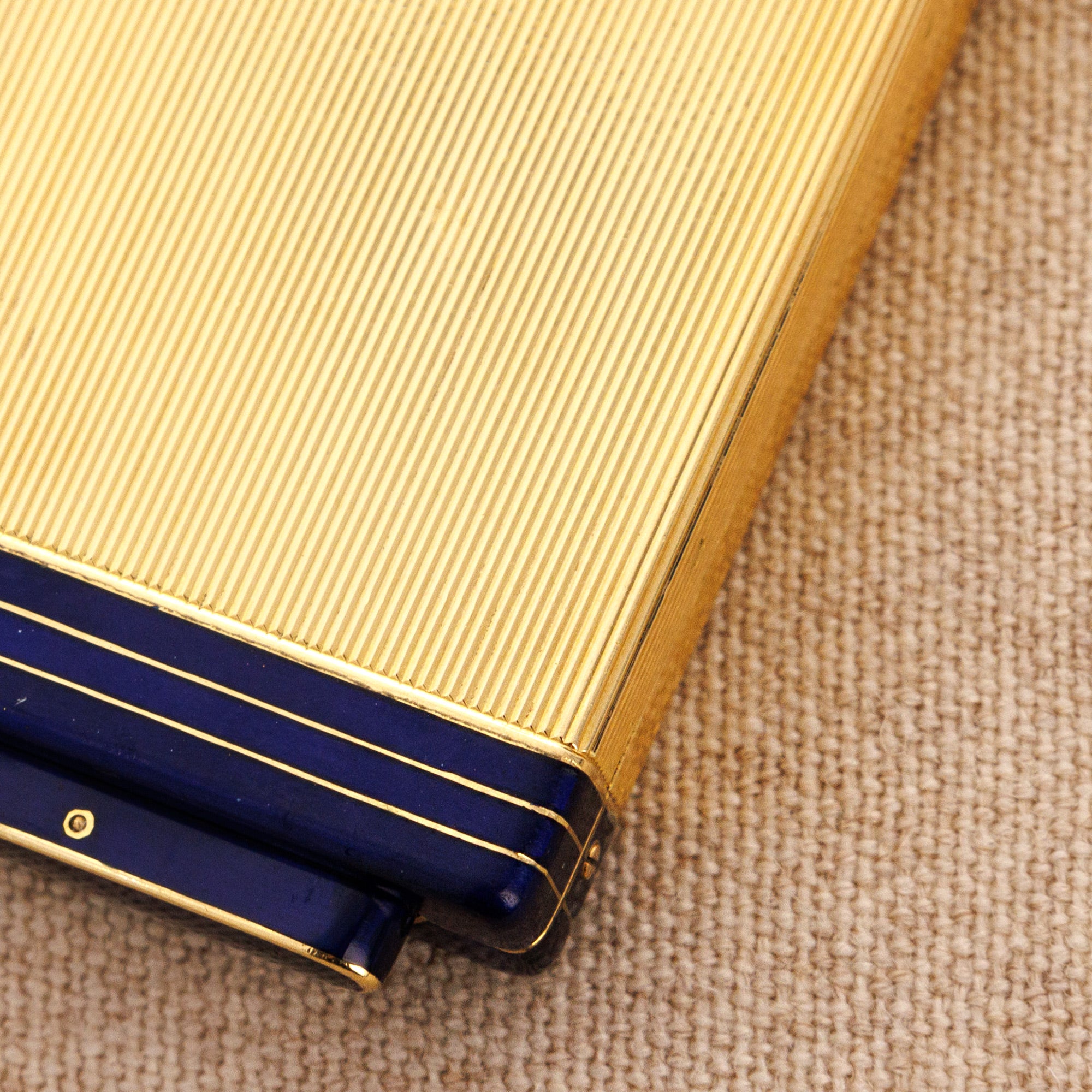 Cartier - Cartier Yellow Gold and Enamel Travel Watch - The Keystone Watches