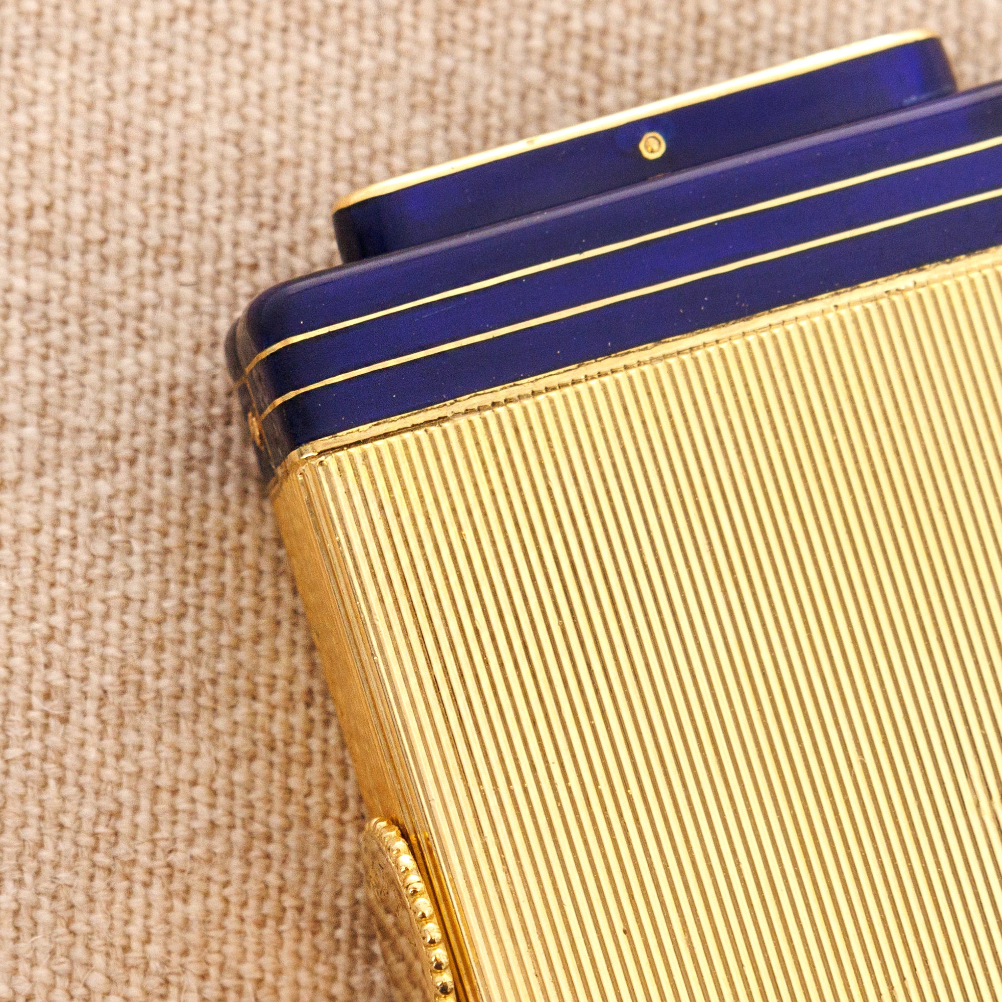 Cartier - Cartier Yellow Gold and Enamel Travel Watch - The Keystone Watches