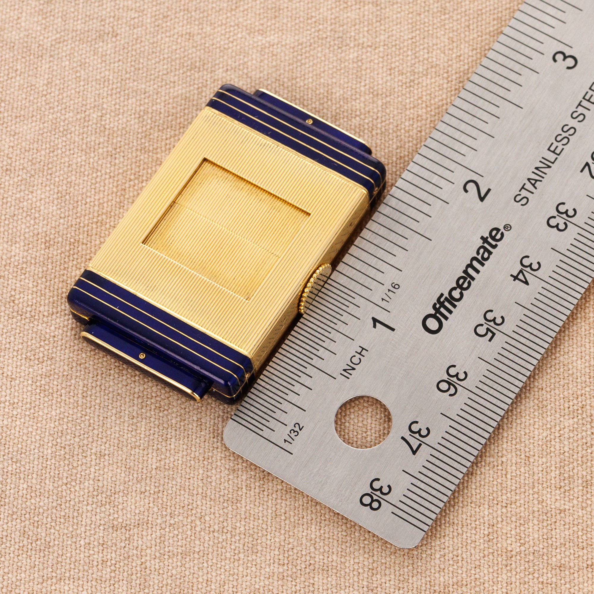 Cartier - Cartier Yellow Gold and Enamel Travel Watch - The Keystone Watches