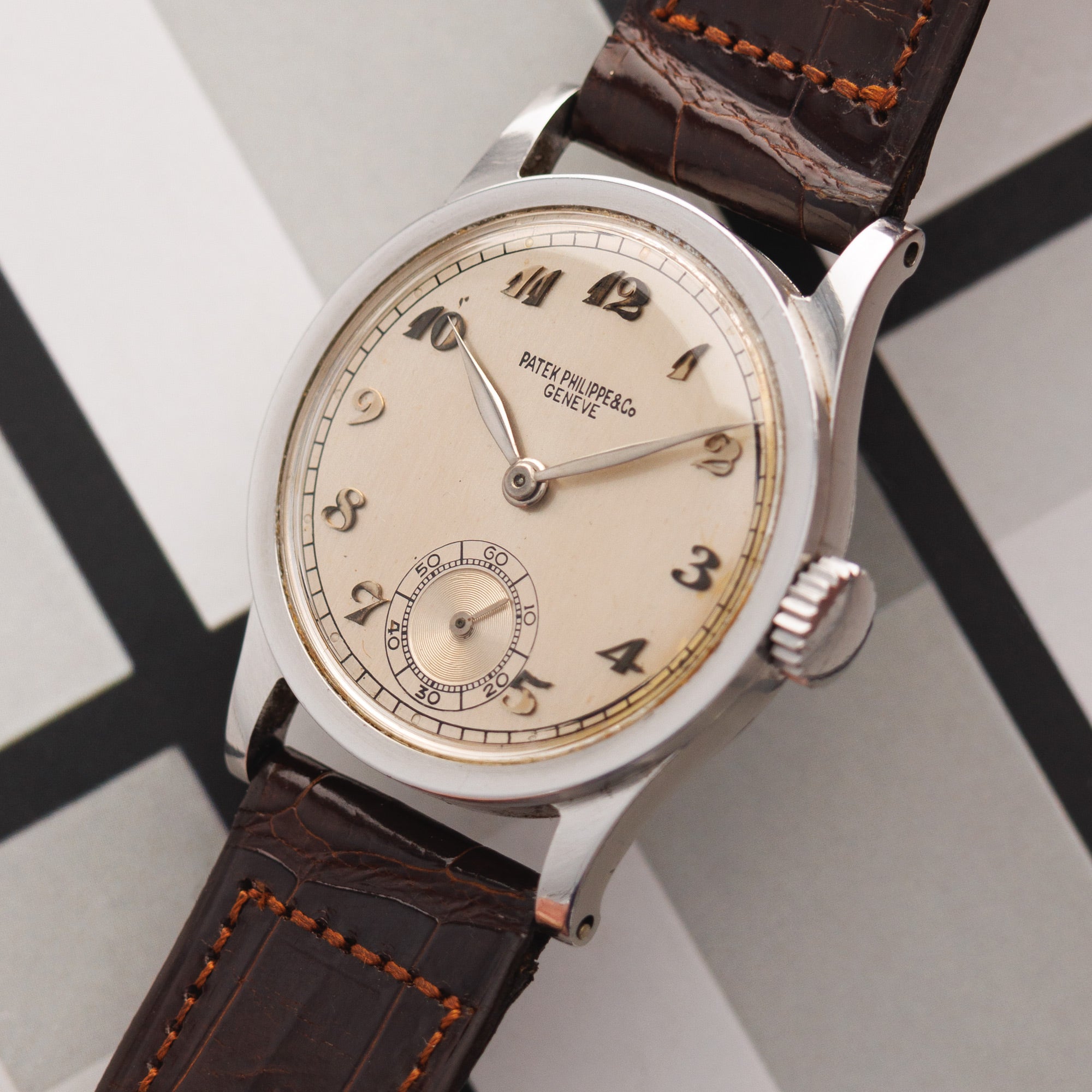 Patek Philippe - Patek Philippe Steel Calatrava Breguet Numerals Ref. 96 - The Keystone Watches