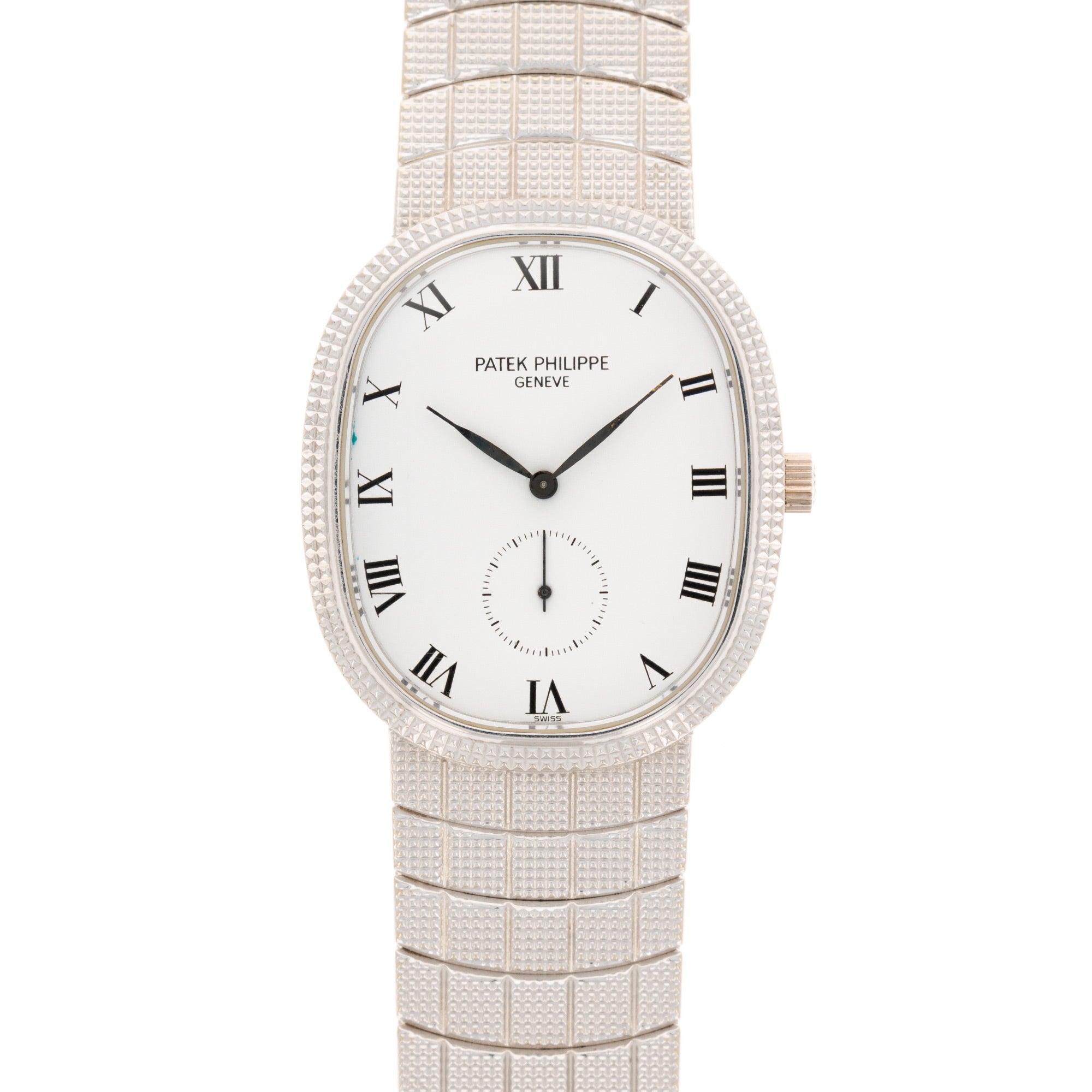 Patek Philippe - Patek Philippe White Gold Hobnail Ellipse Ref. 3987 - The Keystone Watches