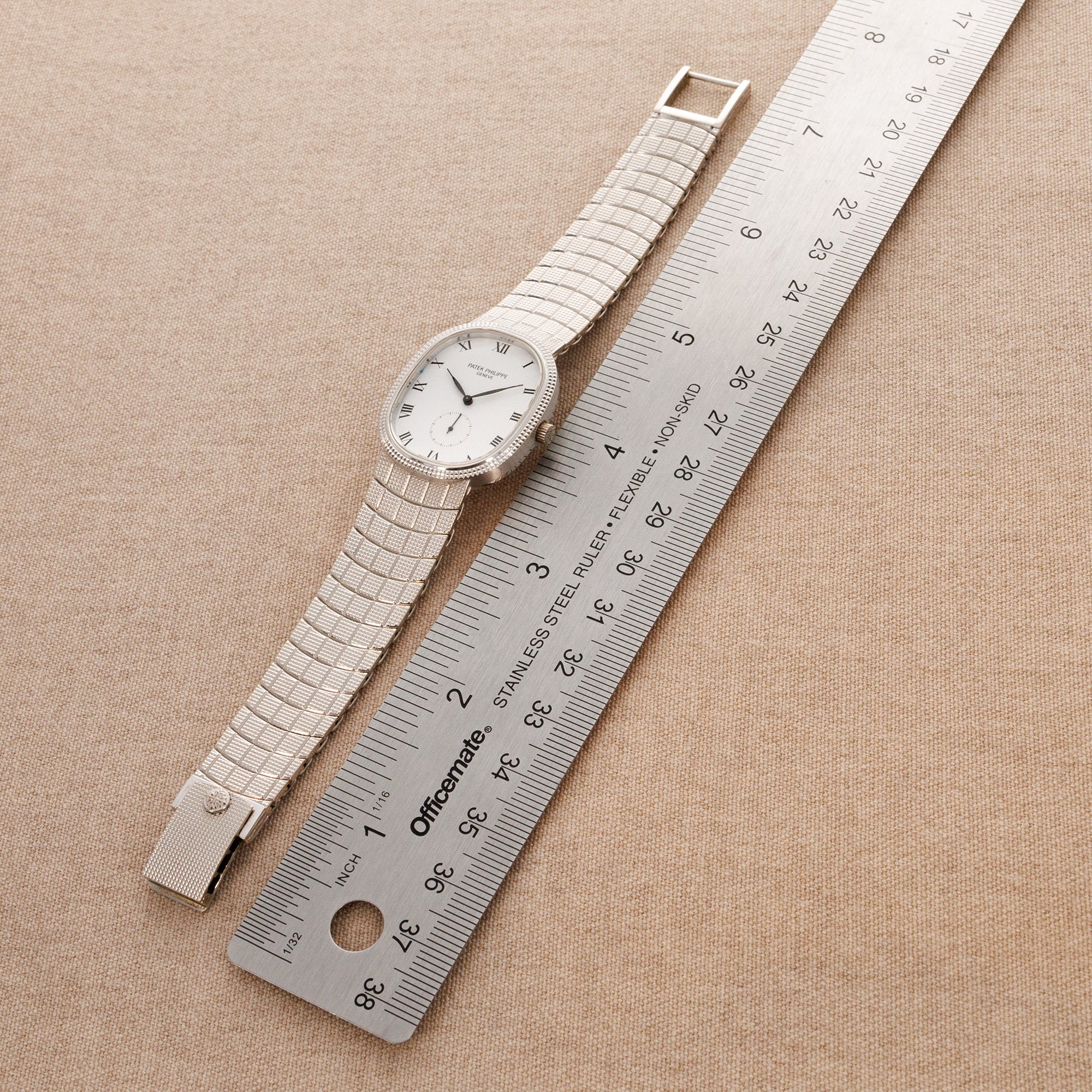 Patek Philippe - Patek Philippe White Gold Hobnail Ellipse Ref. 3987 - The Keystone Watches