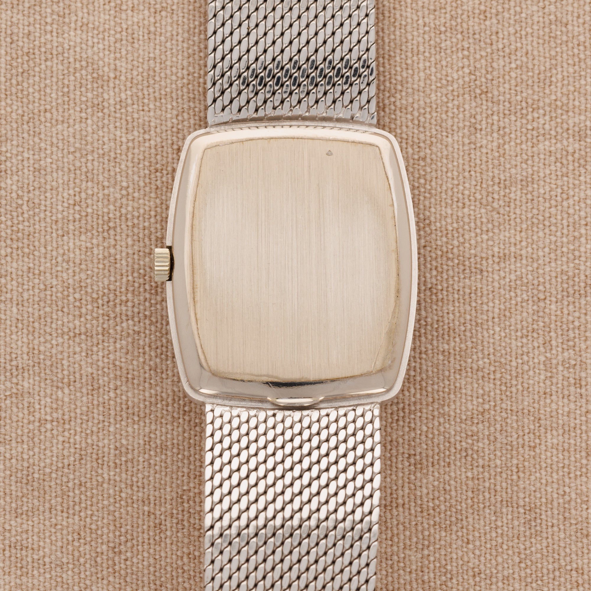 Patek Philippe - Patek Philippe White Gold Mechanical Watch Ref. 3567 with Textured Blue Dial - The Keystone Watches