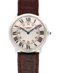 Cartier - Cartier Platinum Ronde Louis Ref. W1528051 CPCP Collection - The Keystone Watches