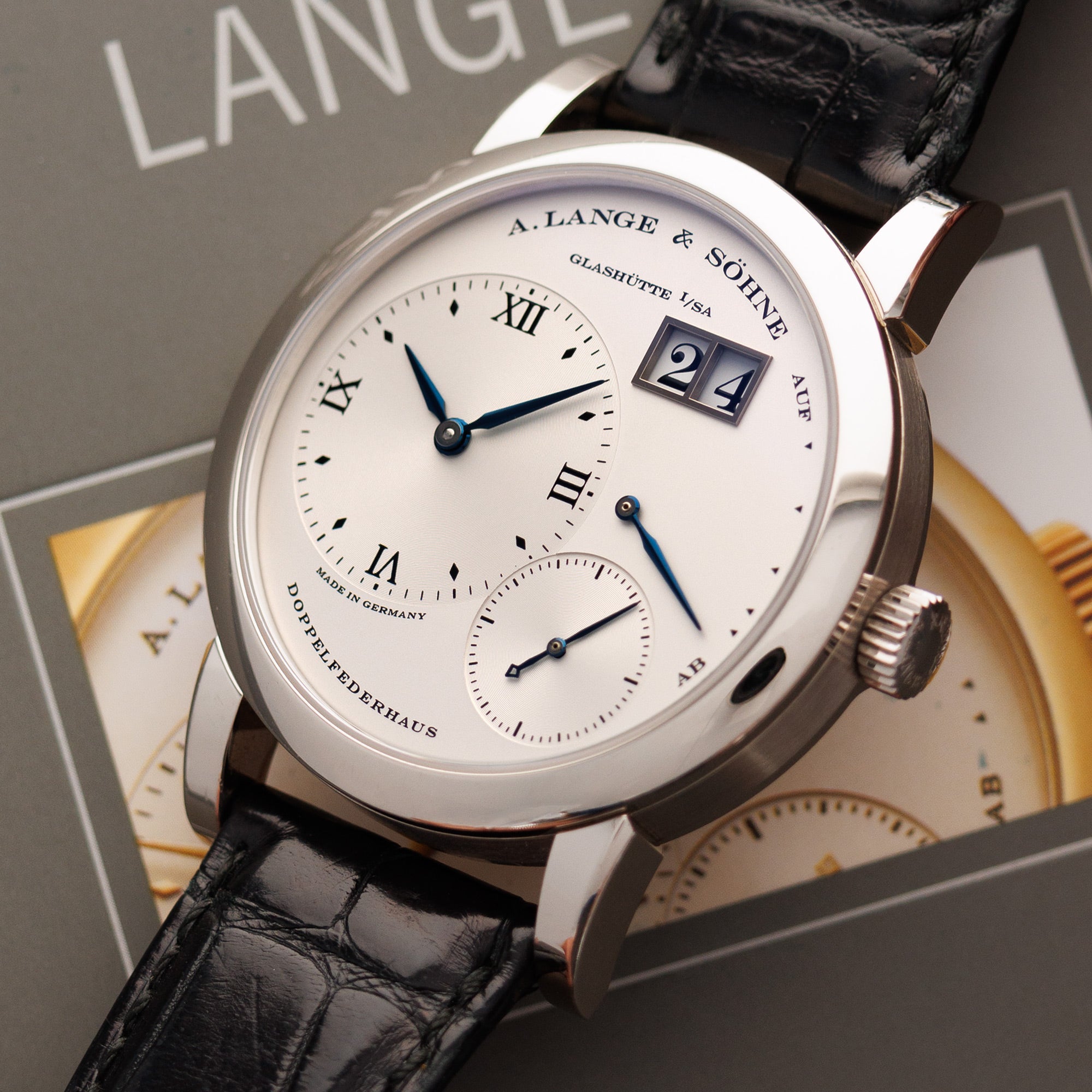 A. Lange & Sohne - A. Lange & Sohne White Gold Lange 1 101.027x - The Keystone Watches