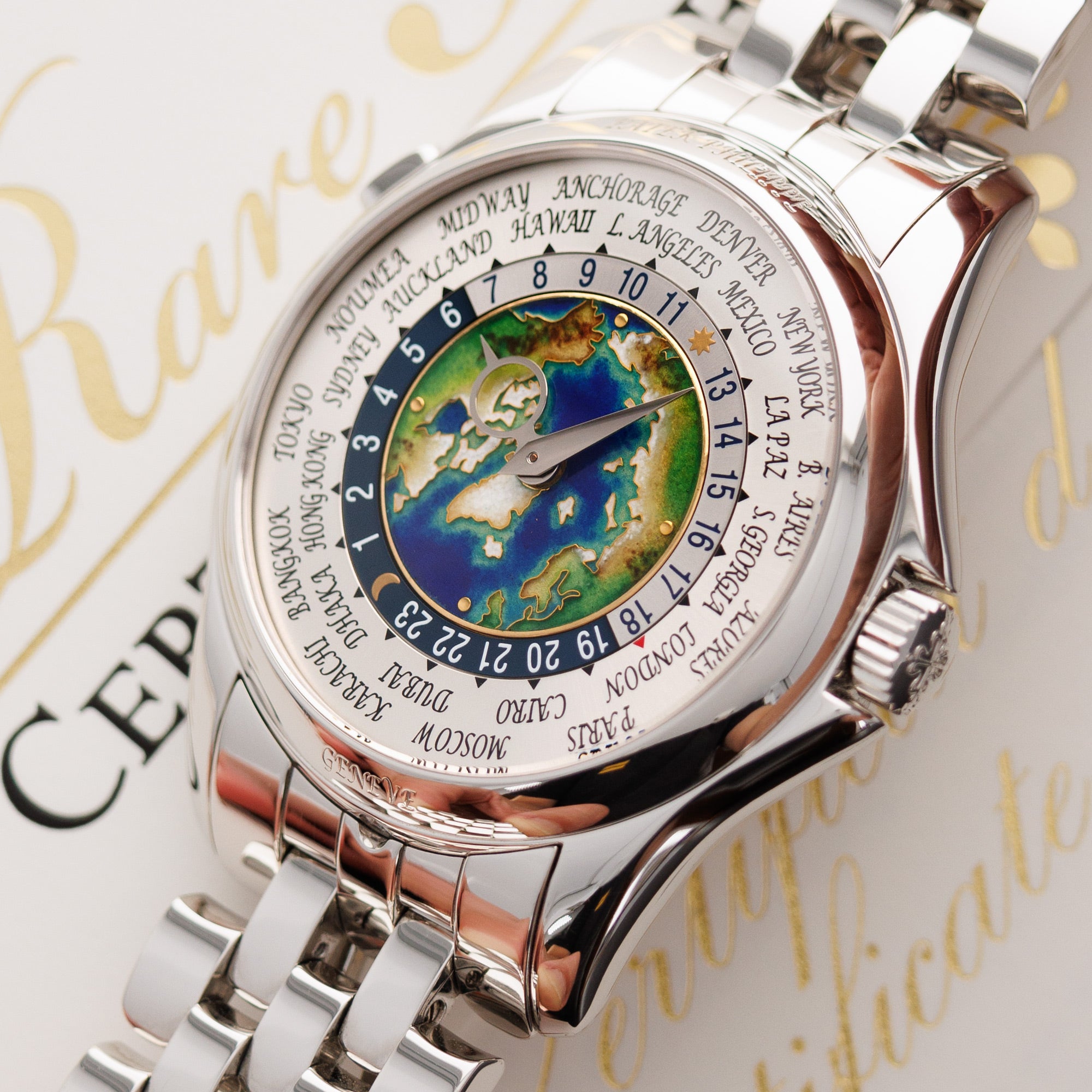 Patek Philippe - Patek Philippe Platinum World Time Watch Ref. 5131 - The Keystone Watches