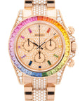 Rolex - Rolex Rose Gold Cosmograph Daytona Rainbow Watch Ref. 116595 - The Keystone Watches