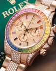 Rolex - Rolex Rose Gold Cosmograph Daytona Rainbow Watch Ref. 116595 - The Keystone Watches