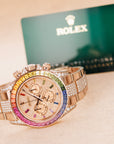Rolex - Rolex Rose Gold Cosmograph Daytona Rainbow Watch Ref. 116595 - The Keystone Watches
