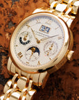A. Lange & Sohne - A. Lange & Sohne Yellow Gold Langematik Perpetual Wellendorf Bracelet Ref 310.221 - The Keystone Watches