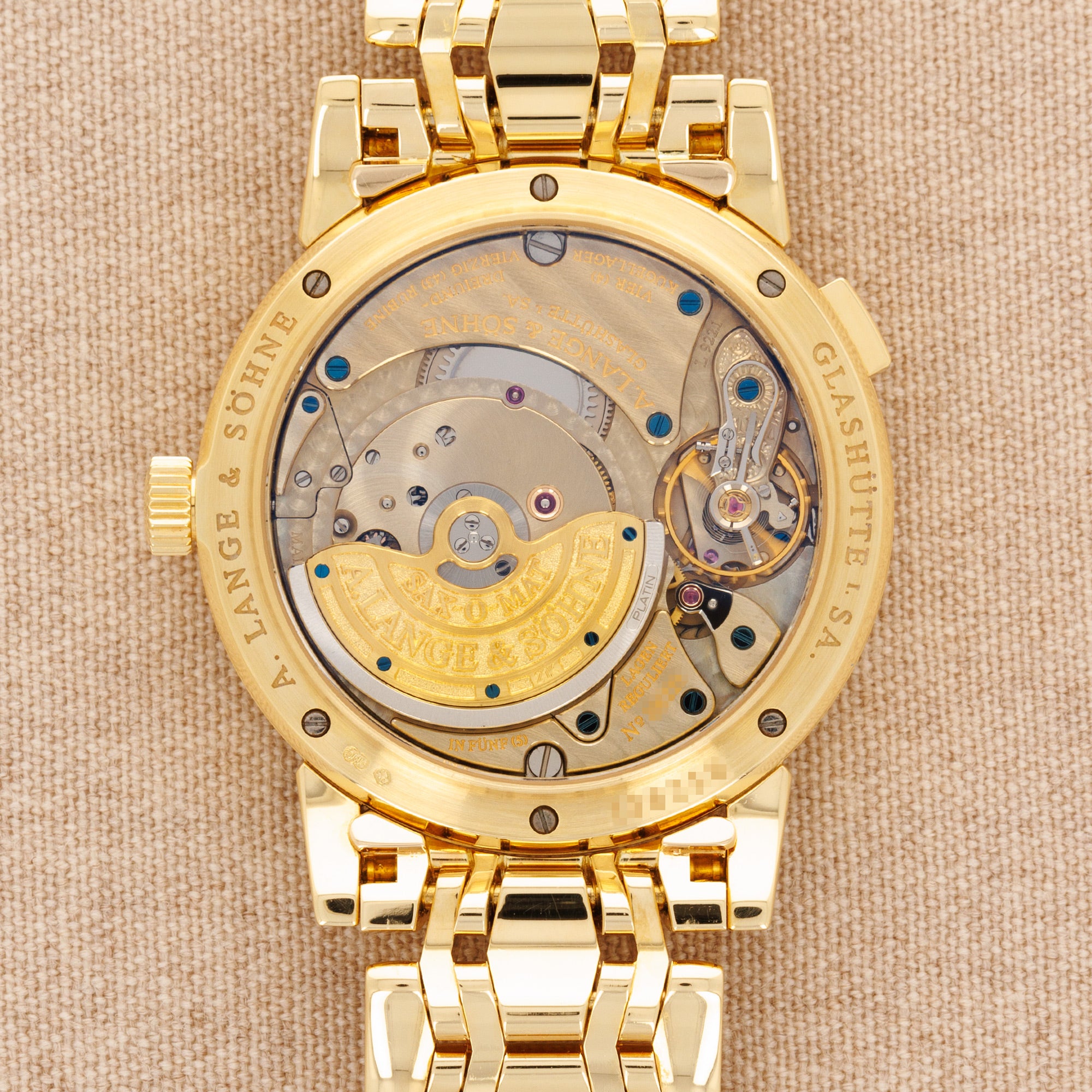 Lange Sohne Langematik Perpetual 18k YG