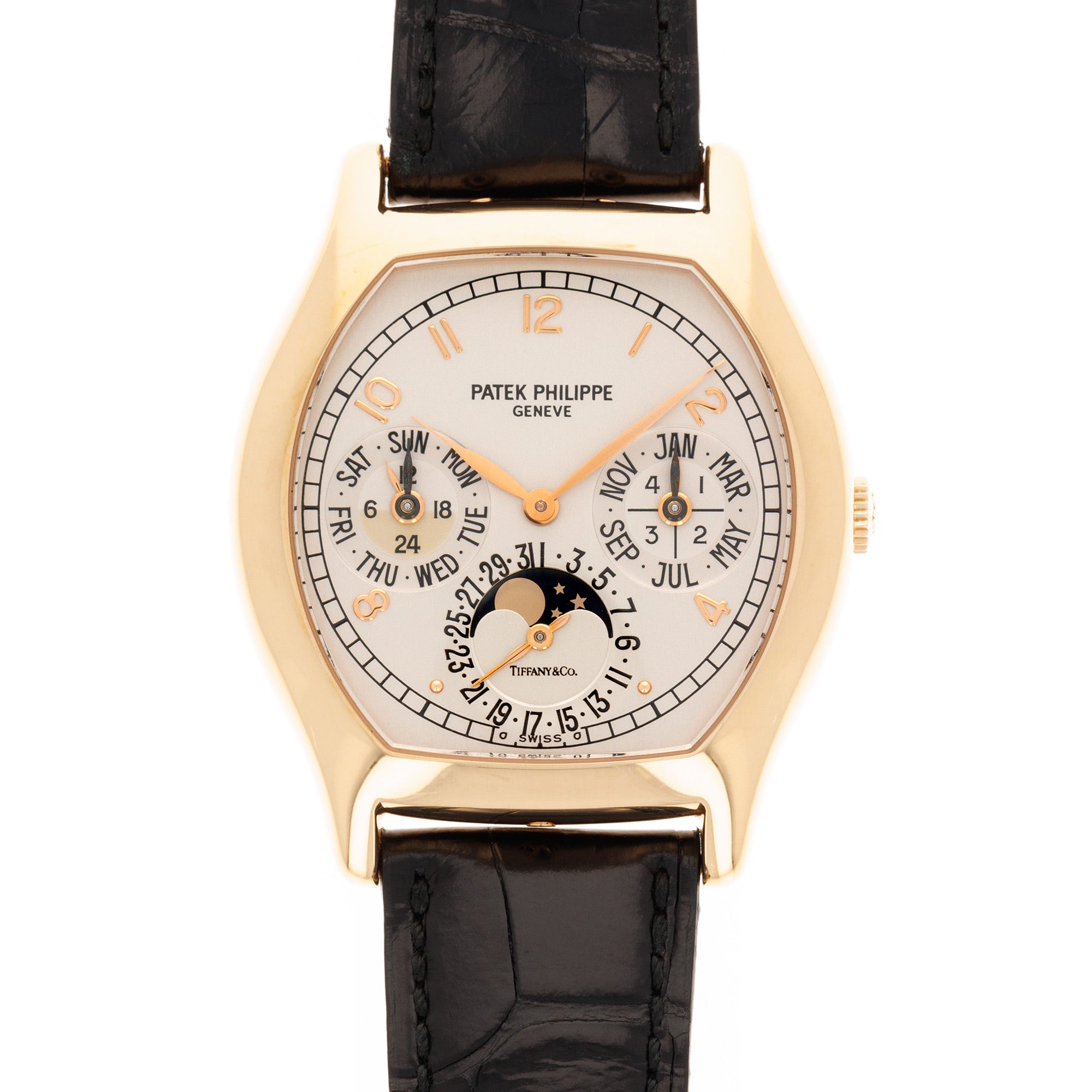 Patek Philippe - Patek Philippe Rose Gold Perpetual Calendar Ref. 5040 retailed by Tiffany & Co. - The Keystone Watches