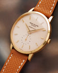 Patek Philippe - Patek Philippe Yellow Gold Calatrava ref 3893 with Cream Tiffany & Co. Dial - The Keystone Watches