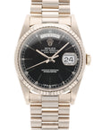 Rolex - Rolex White Gold Day Date ref. 18239 with Black Tritium Dial - The Keystone Watches
