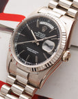 Rolex - Rolex White Gold Day Date ref. 18239 with Black Tritium Dial - The Keystone Watches