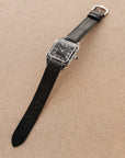 Cartier - Cartier Steel Santos Dumont Ref. WSSA0046 with Black Lacquer Dial - The Keystone Watches