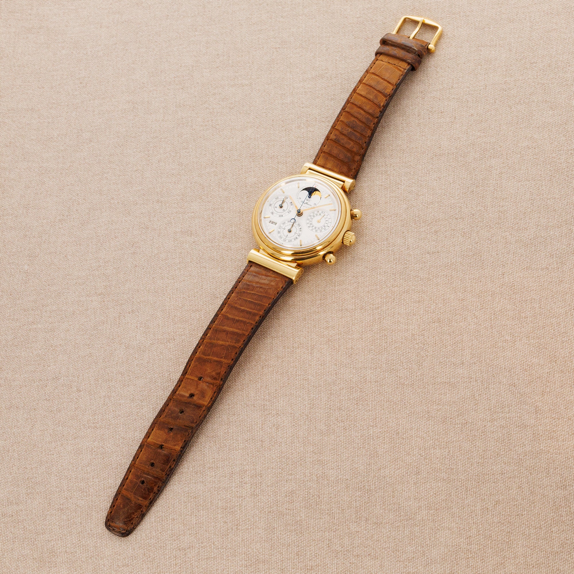 IWC - IWC Yellow Gold Da Vinci Perpetual Calendar Chronograph Ref. IW3750 - The Keystone Watches