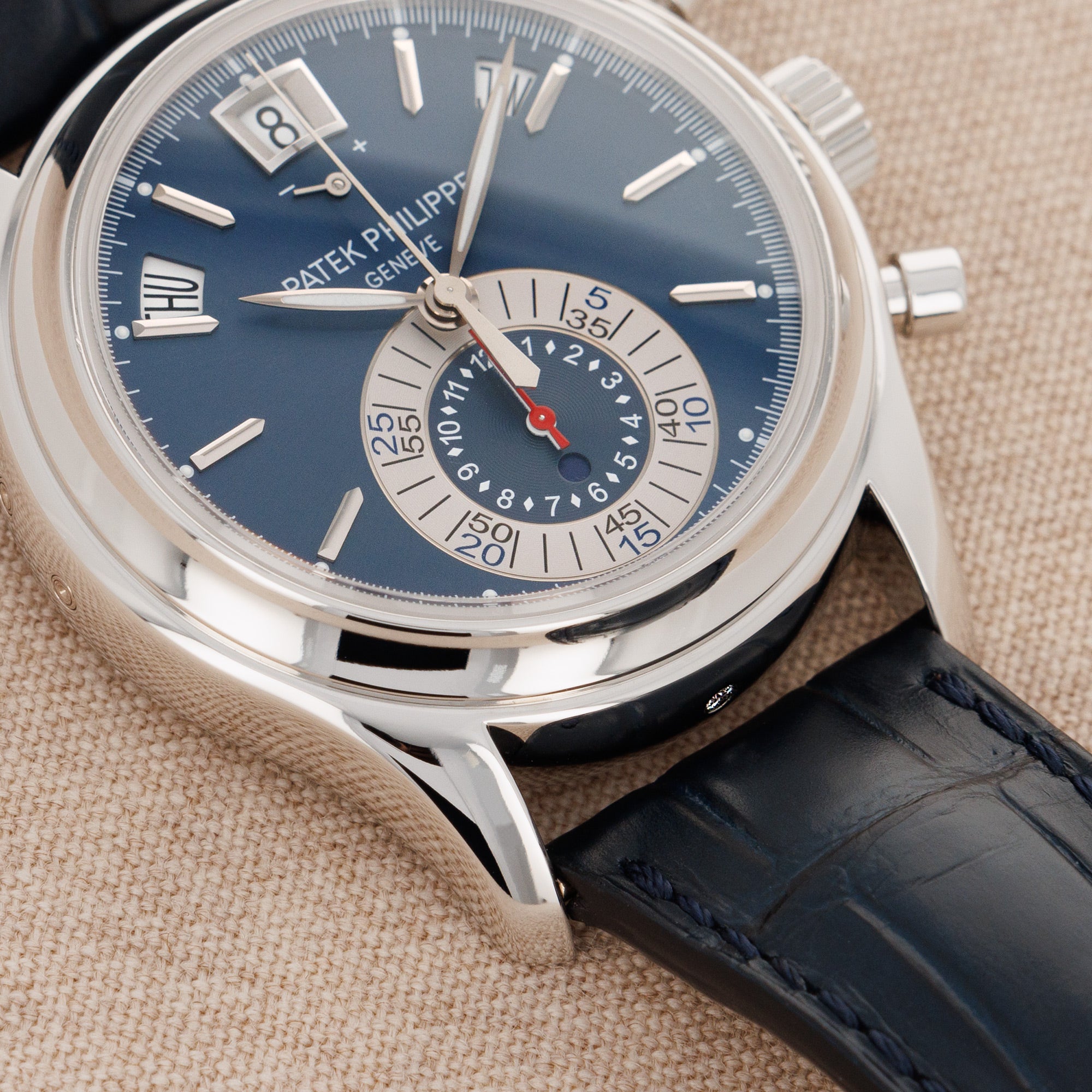 Patek Philippe - Patek Philippe Platinum Annual Calendar Chronograph Ref. 5960P - The Keystone Watches