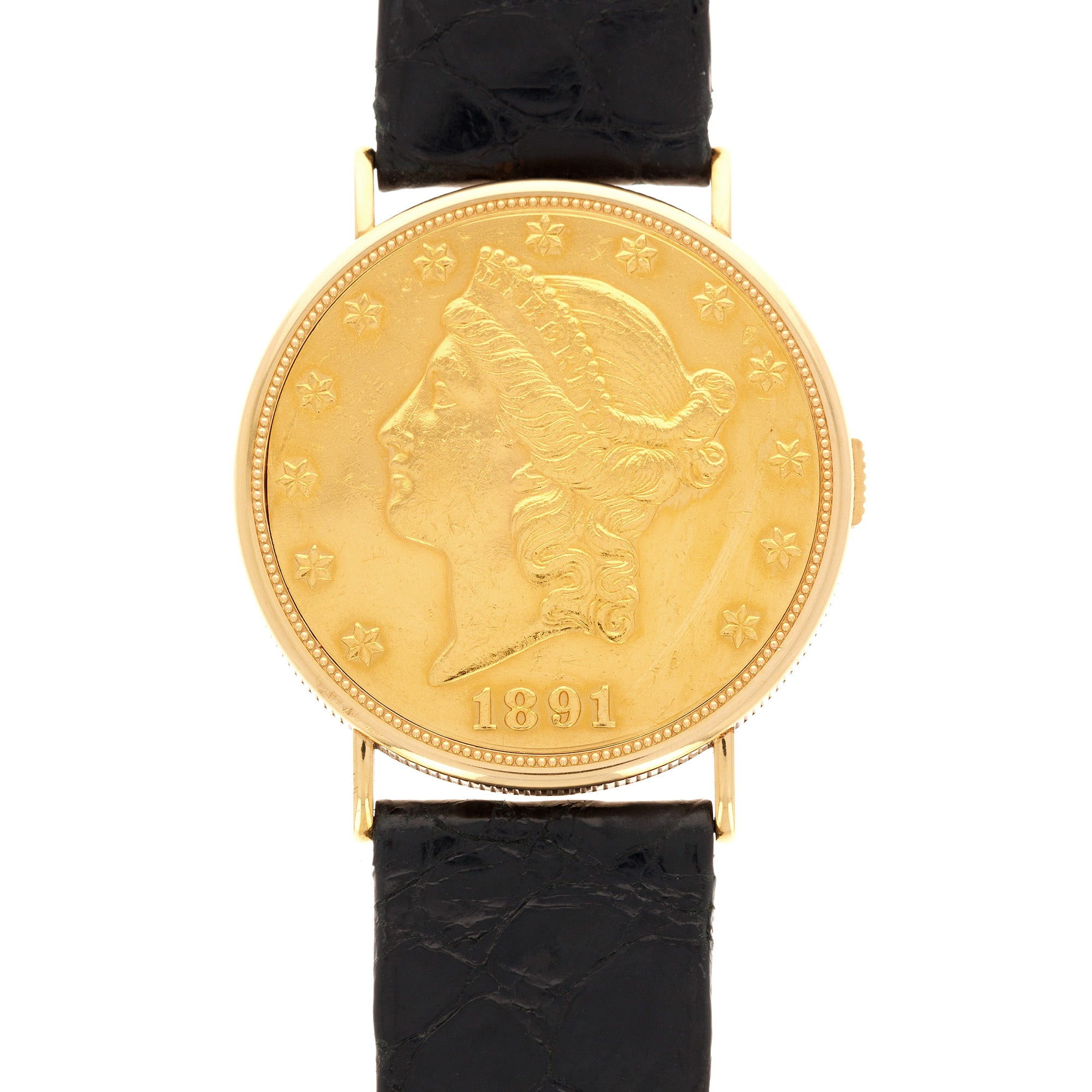 Piaget - Piaget Yellow Gold Coin Watch Ref. 900B with Original Warranty - The Keystone Watches