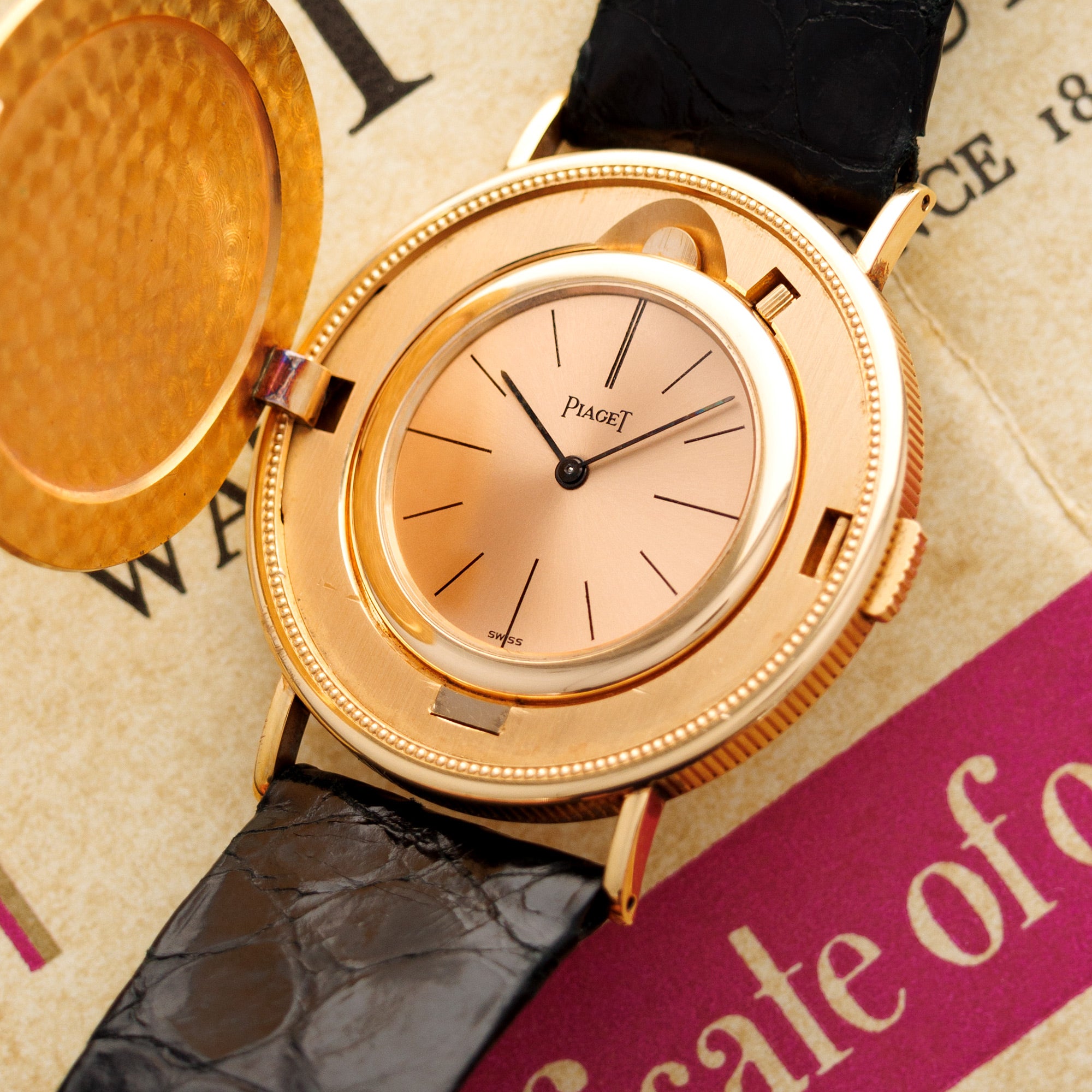 Piaget - Piaget Yellow Gold Coin Watch Ref. 900B with Original Warranty - The Keystone Watches