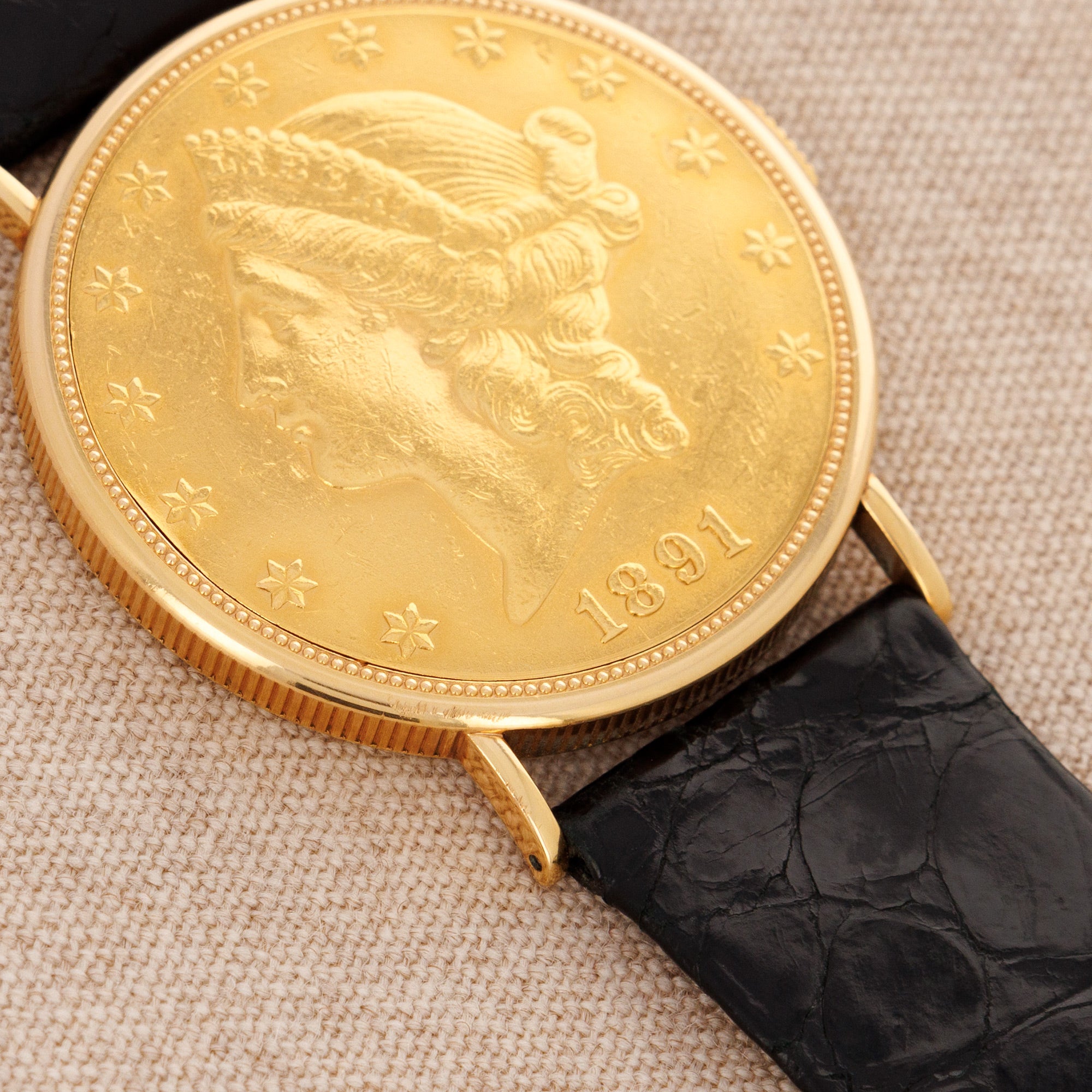 Piaget - Piaget Yellow Gold Coin Watch Ref. 900B with Original Warranty - The Keystone Watches