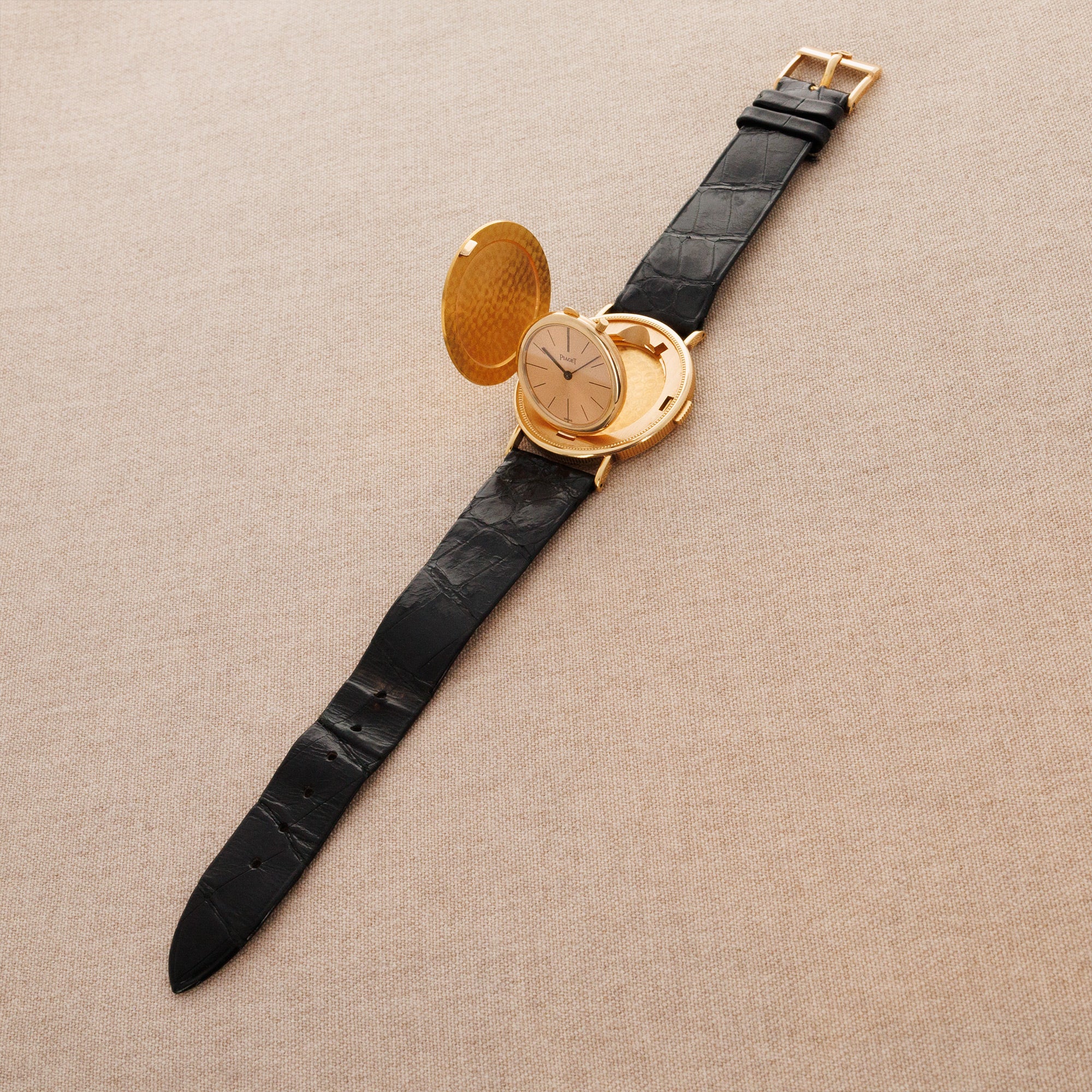 Piaget - Piaget Yellow Gold Coin Watch Ref. 900B with Original Warranty - The Keystone Watches