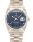 Rolex - Rolex White Gold Day Date Ref. 18039 with Blue Tritium Dial - The Keystone Watches