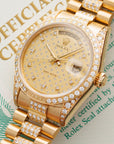 Rolex - Rolex Yellow Gold Day-Date Ref. 18138 with Factory Diamonds - The Keystone Watches