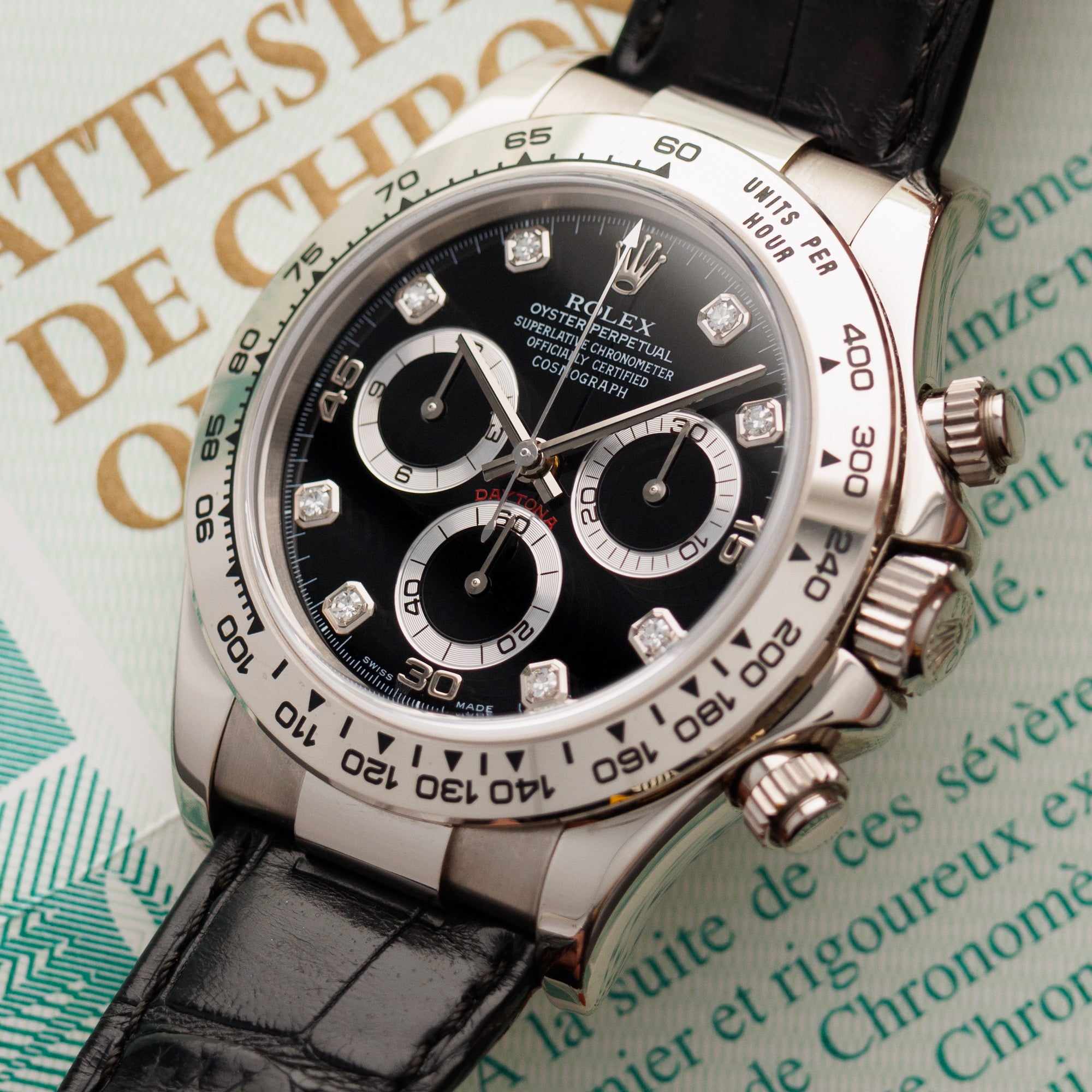 Rolex - Rolex White Gold Daytona Ref. 116519 with Original Sticker on Back - The Keystone Watches