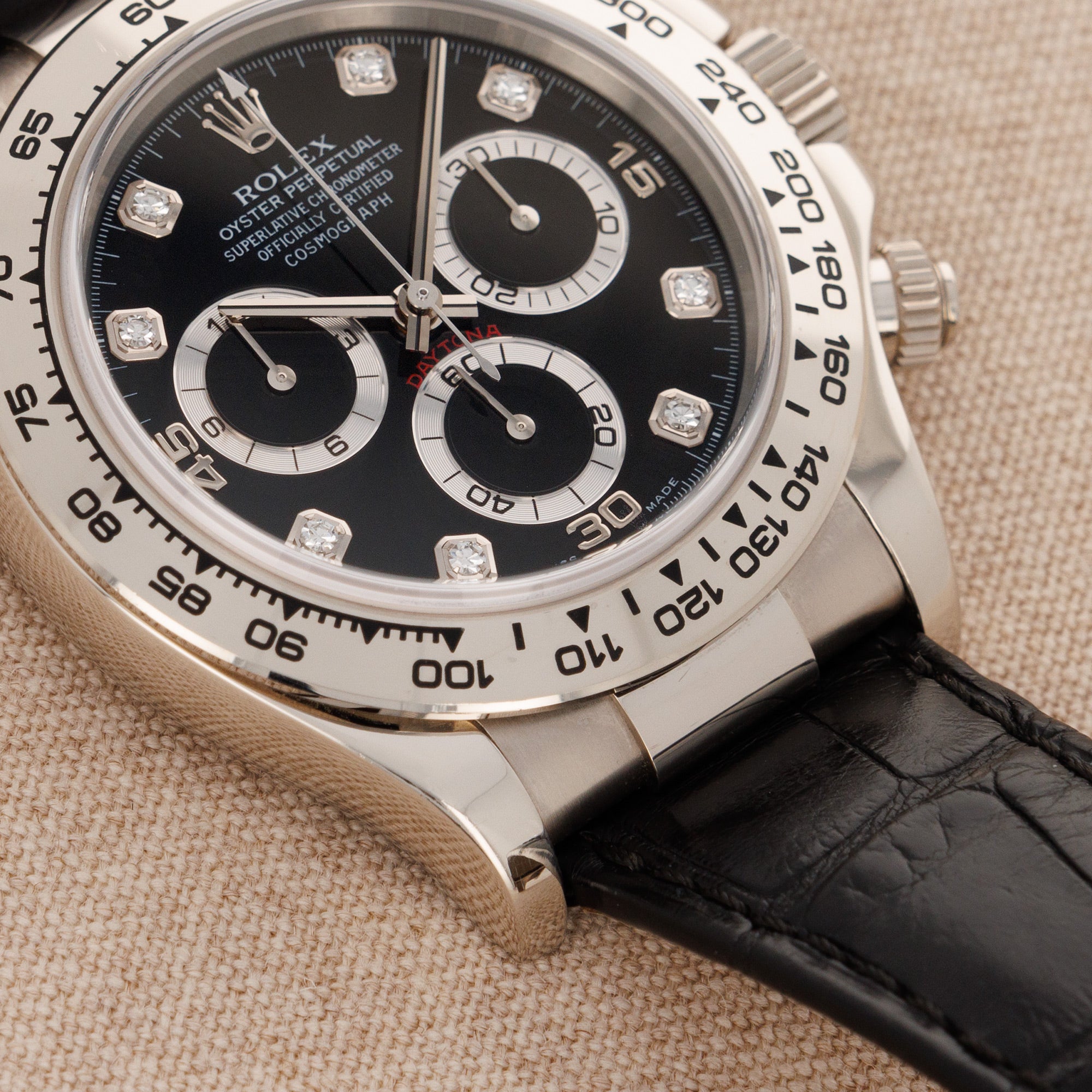 Rolex - Rolex White Gold Daytona Ref. 116519 with Original Sticker on Back - The Keystone Watches
