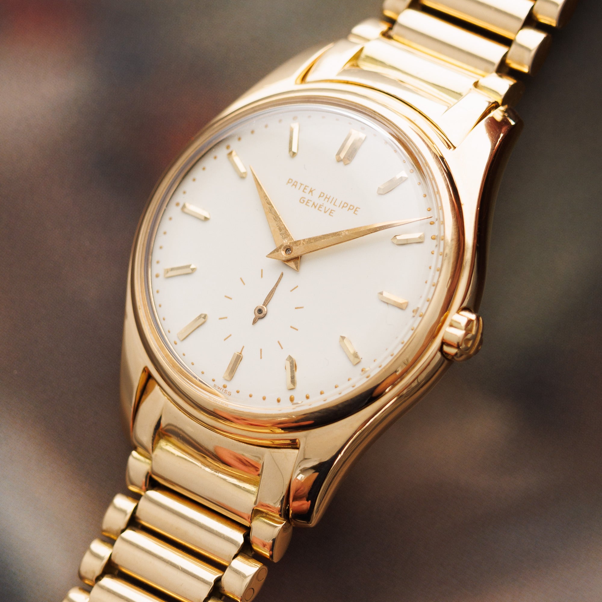 Patek Philippe Calatrava 2526 Enamel First Series Vintage White Gold Watch