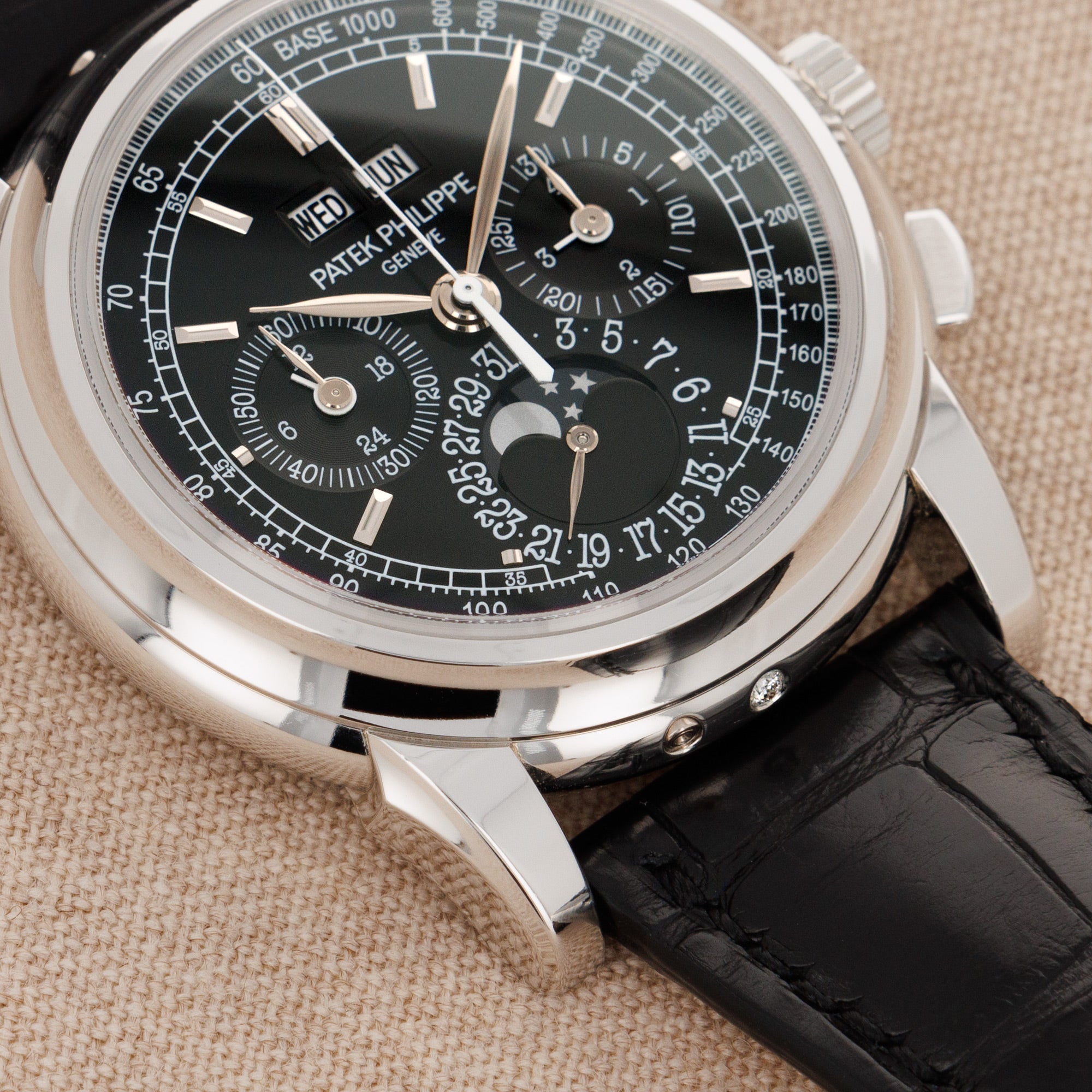 Patek Philippe - Patek Philippe Platinum Perpetual Calendar Chronograph Watch Ref. 5970 - The Keystone Watches