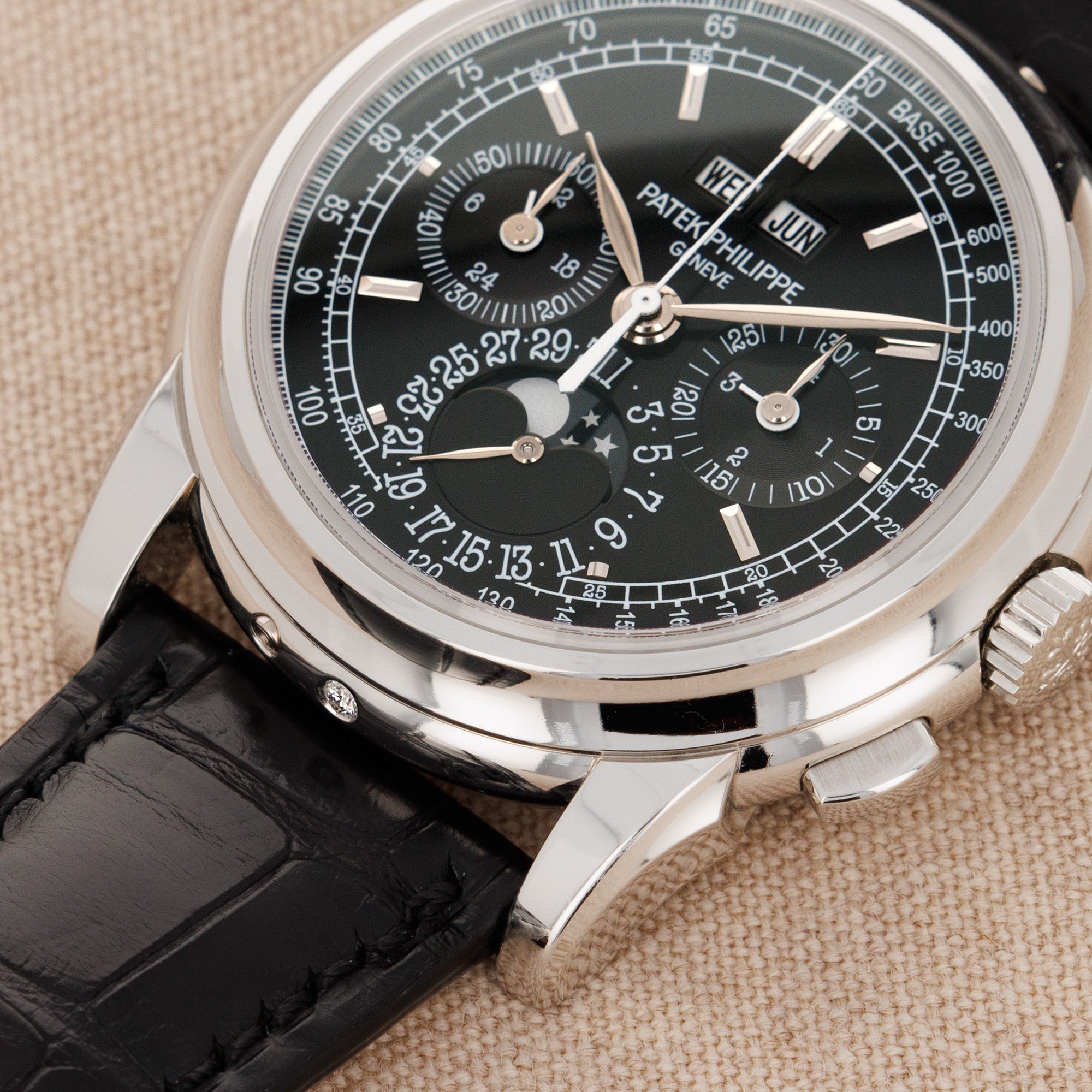 Patek Philippe - Patek Philippe Platinum Perpetual Calendar Chronograph Watch Ref. 5970 - The Keystone Watches