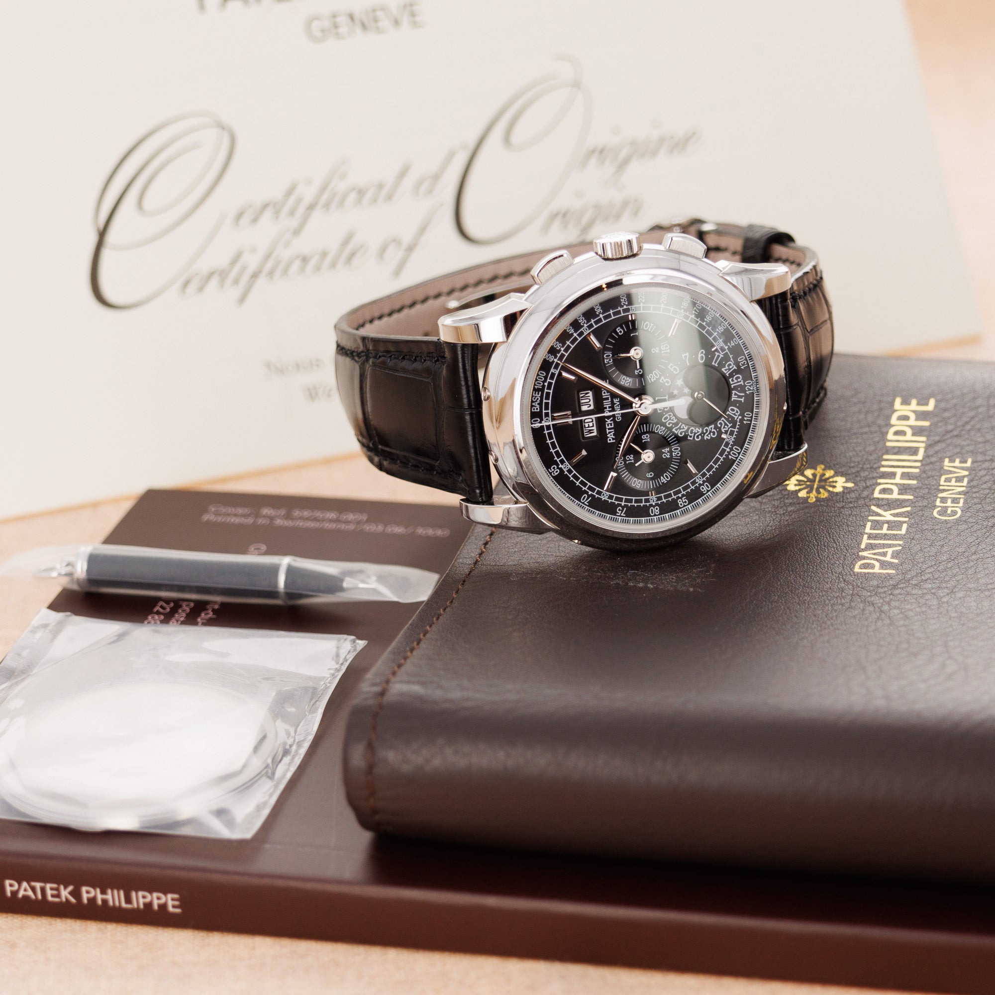 Patek Philippe - Patek Philippe Platinum Perpetual Calendar Chronograph Watch Ref. 5970 - The Keystone Watches