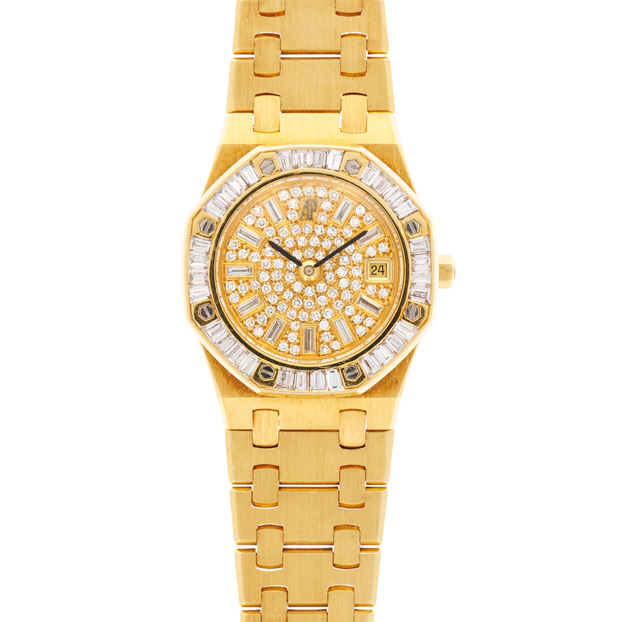 Audemars Piguet - Audemars Piguet Yellow Gold Royal Oak Ref. 66464 with Original Diamonds - The Keystone Watches
