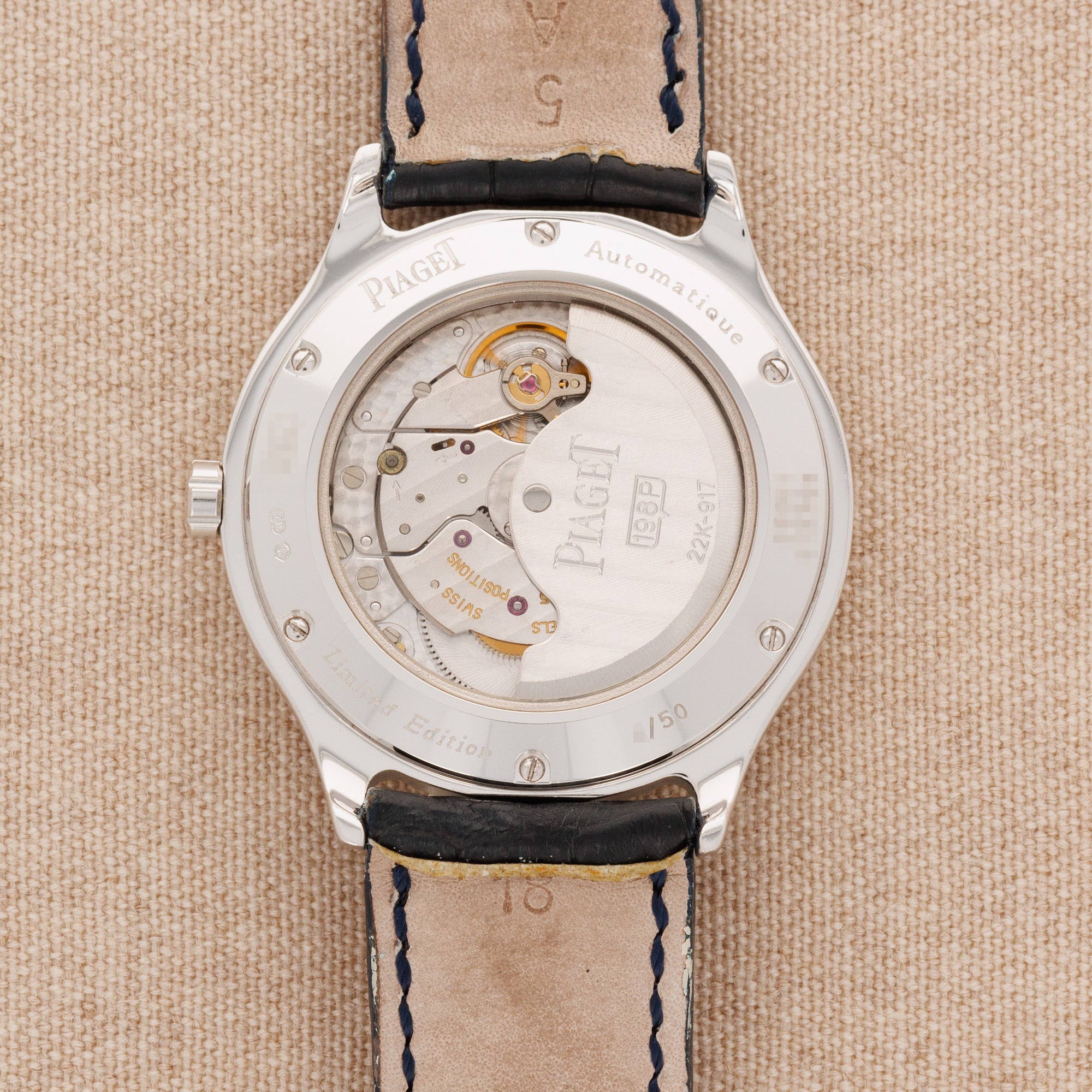 Piaget - Piaget White Gold Lapis Lazuli Watch Ref. 26011 - The Keystone Watches