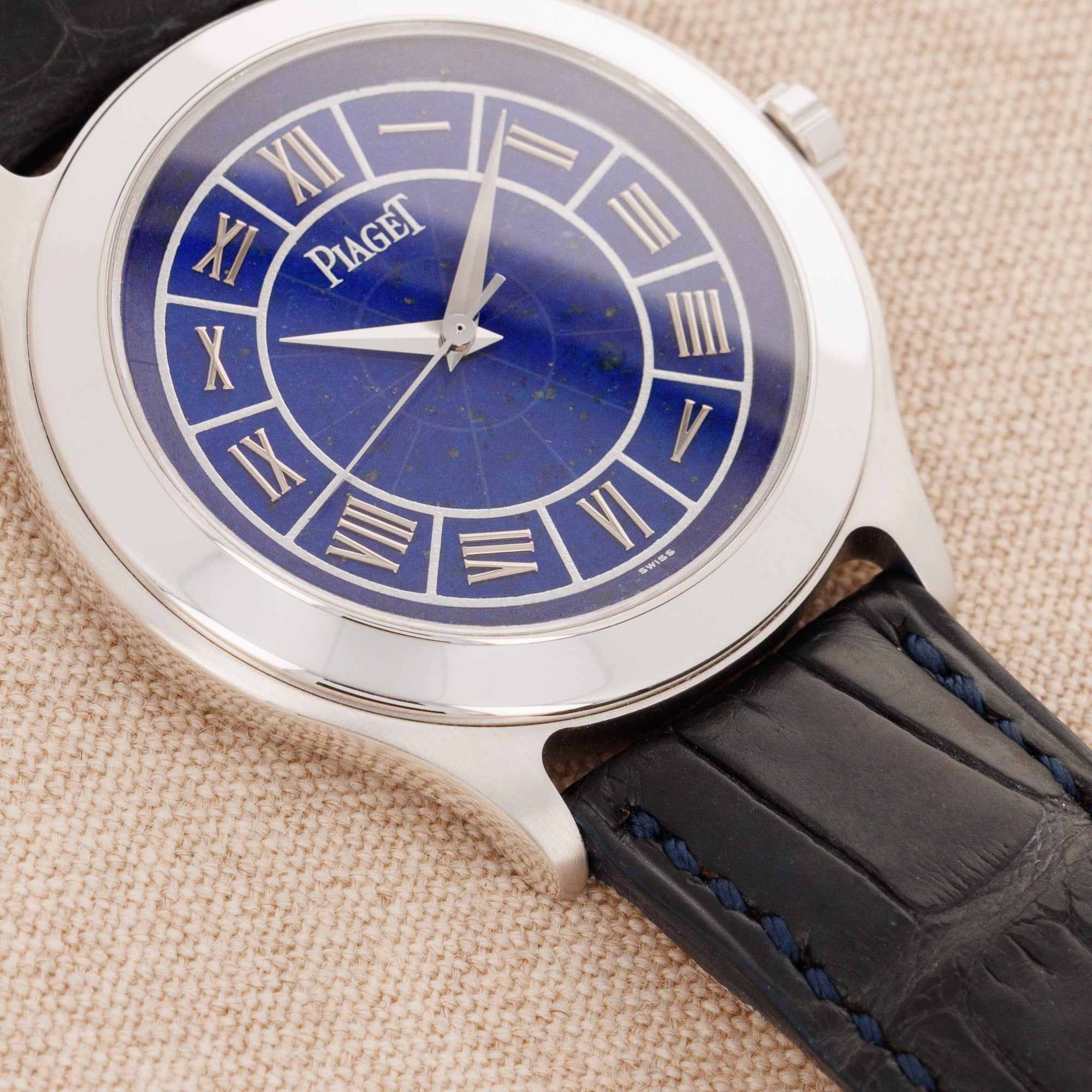 Piaget - Piaget White Gold Lapis Lazuli Watch Ref. 26011 - The Keystone Watches