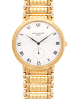 Patek Philippe - Patek Philippe Yellow Gold Calatrava Ref. 3919 on a Bracelet - The Keystone Watches