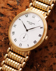 Patek Philippe - Patek Philippe Yellow Gold Calatrava Ref. 3919 on a Bracelet - The Keystone Watches