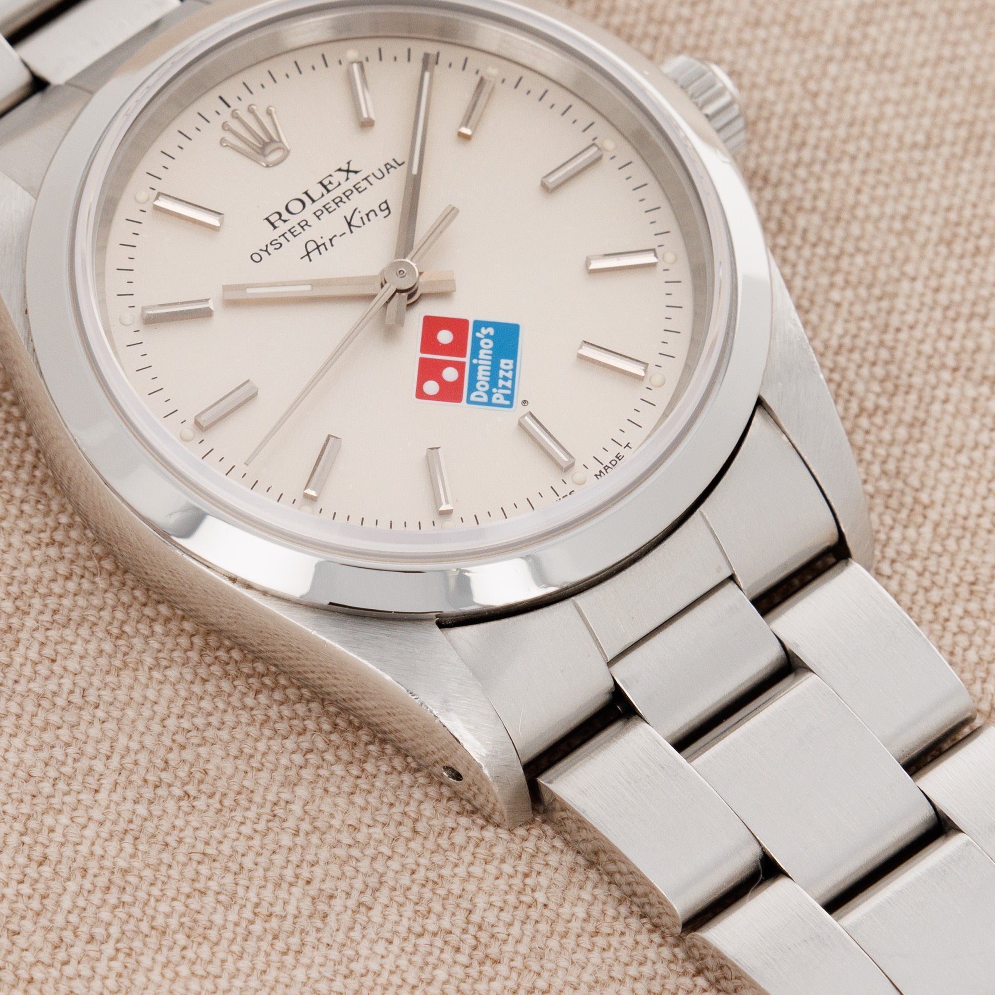 Rolex - Rolex Steel Dominos Air-King Ref. 14000 - The Keystone Watches