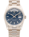 Rolex - Rolex White Gold Day Date Ref. 118239 with Blue Dial and Chinese Date - The Keystone Watches